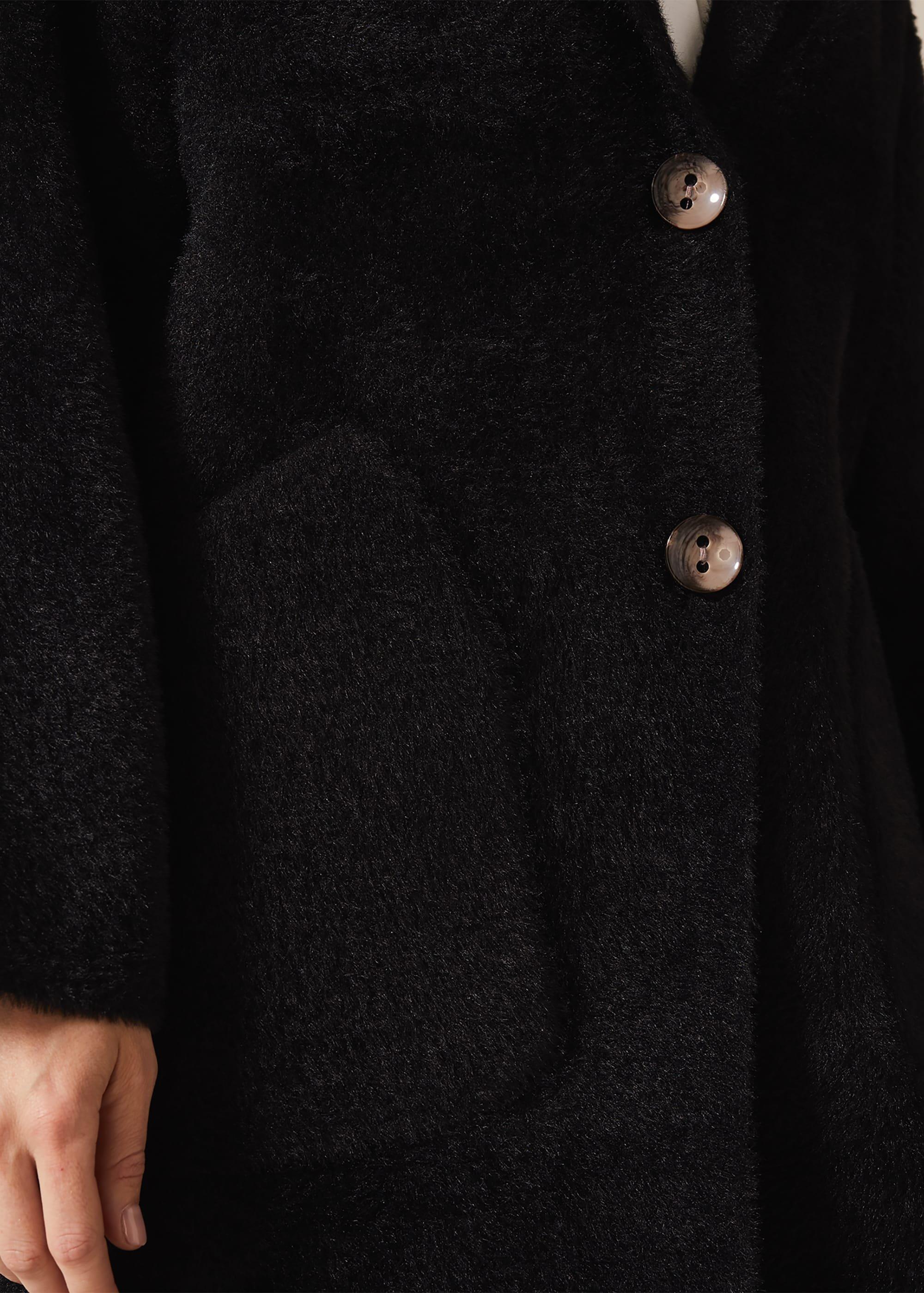 Floressa Fluffy Knit Coat