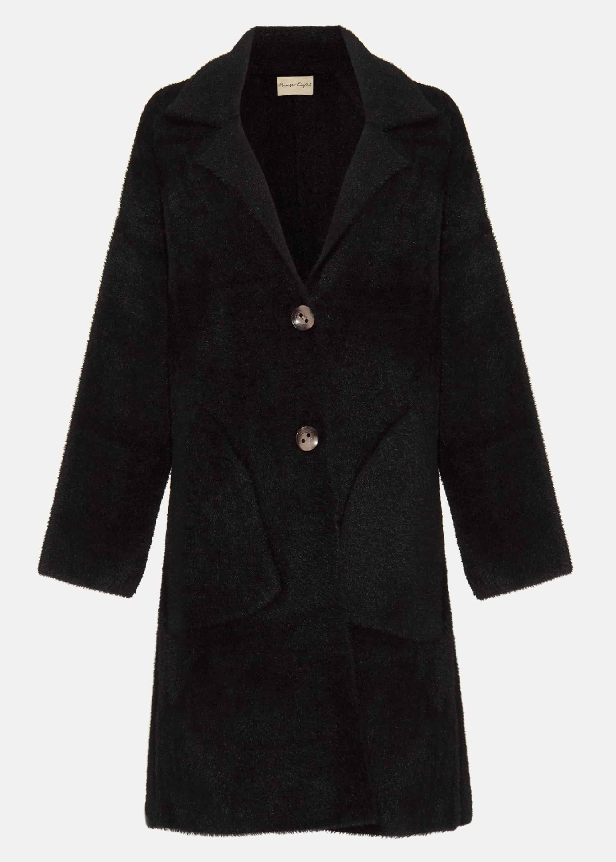 Floressa Fluffy Knit Coat