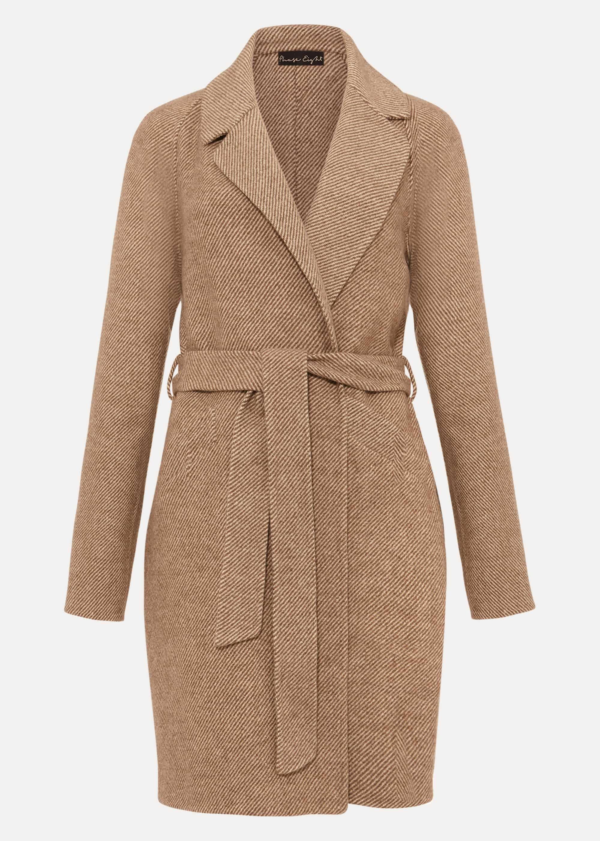 Dalma Double Faced Herringbone Coat