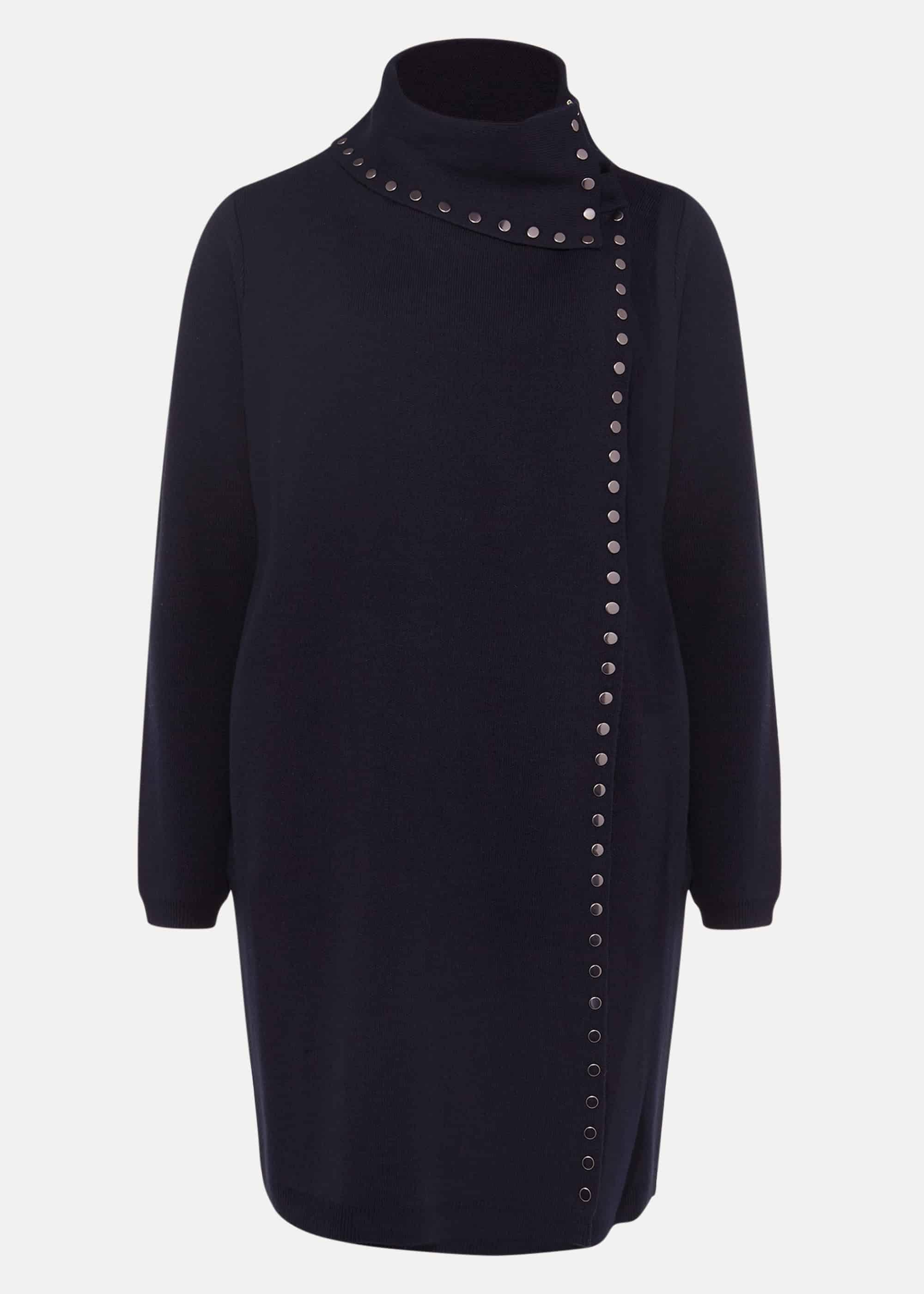 Paloma Stud Knit Coat