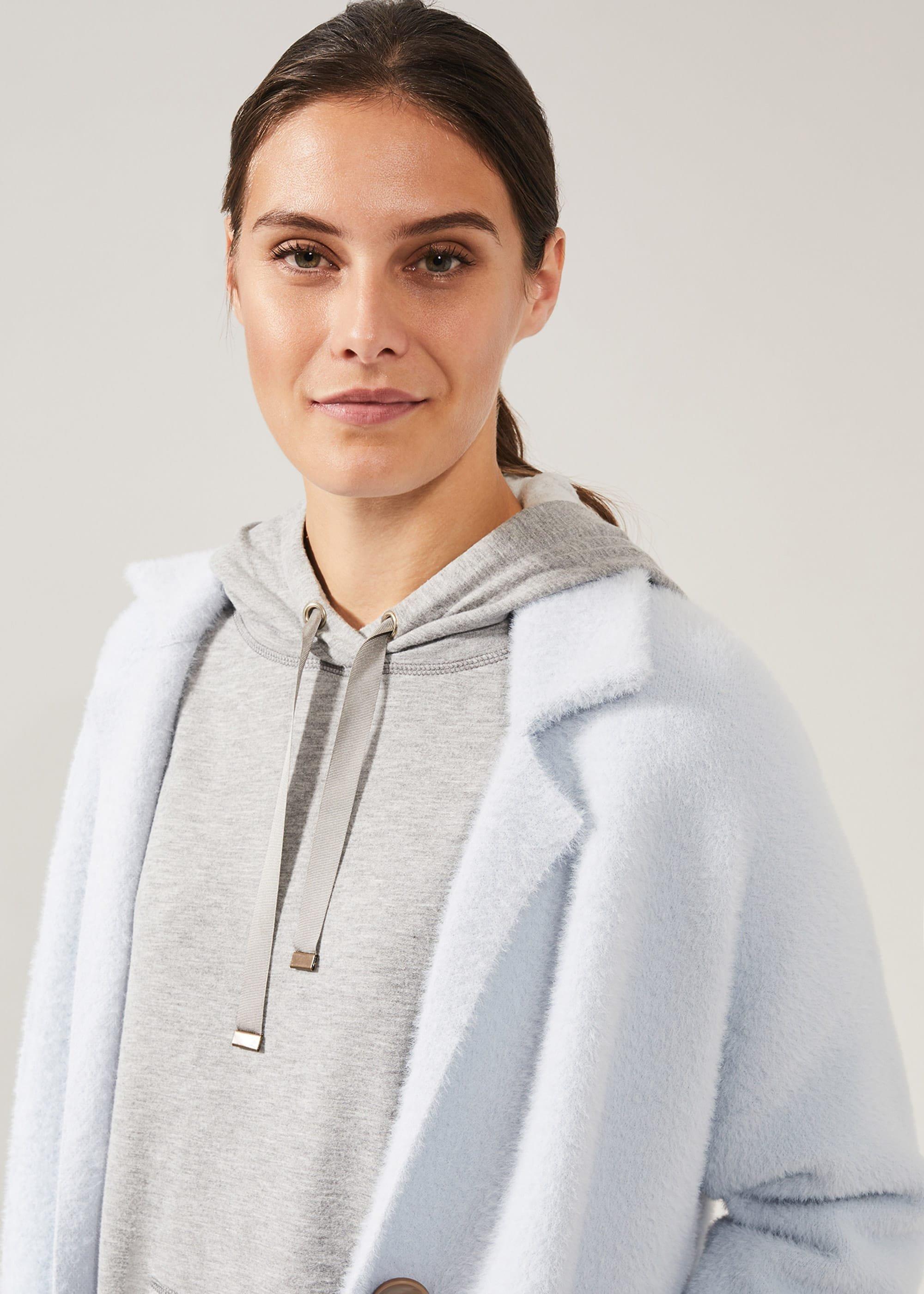 Floressa Fluffy Knit Coat