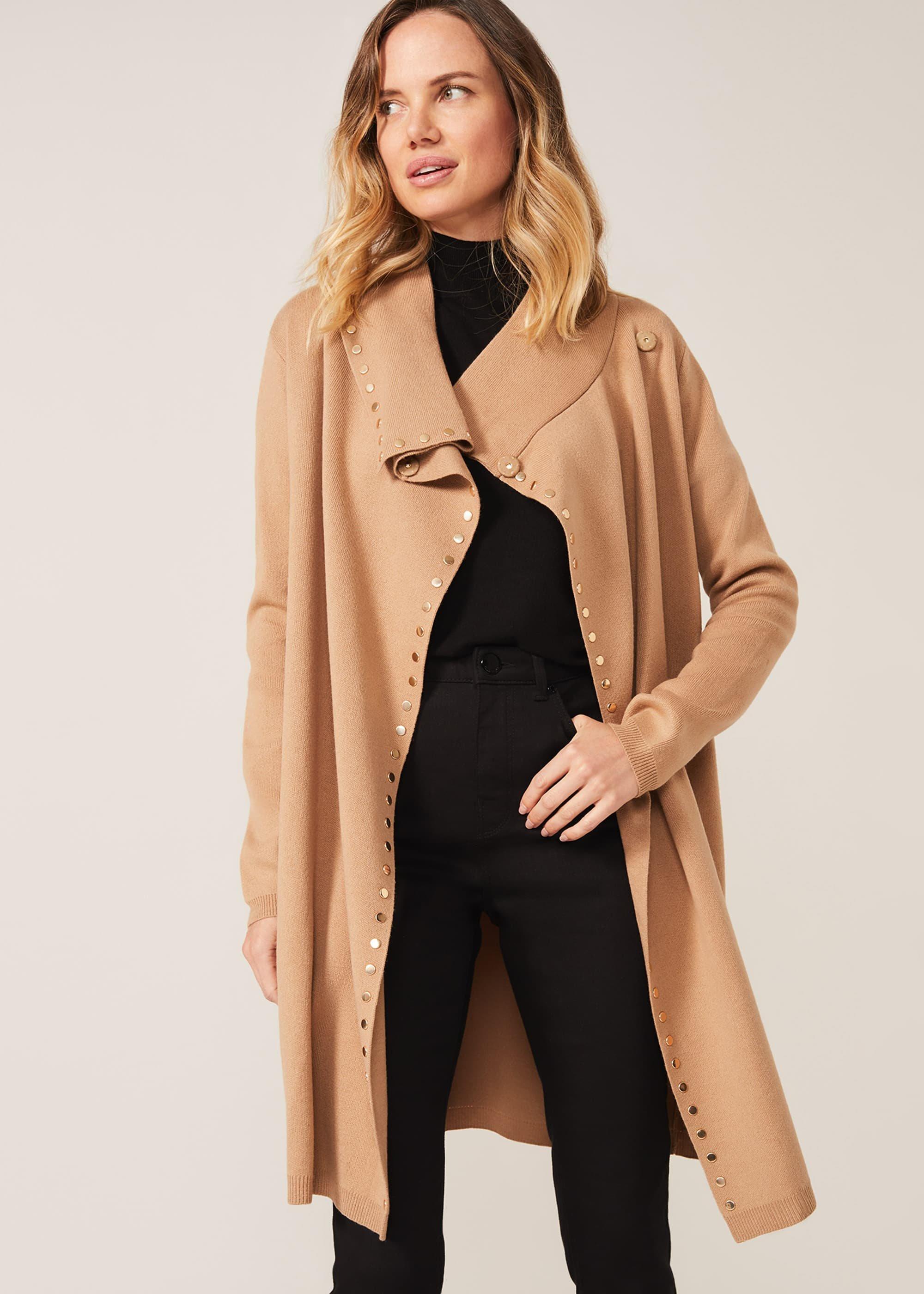 Paloma Stud Coatigan