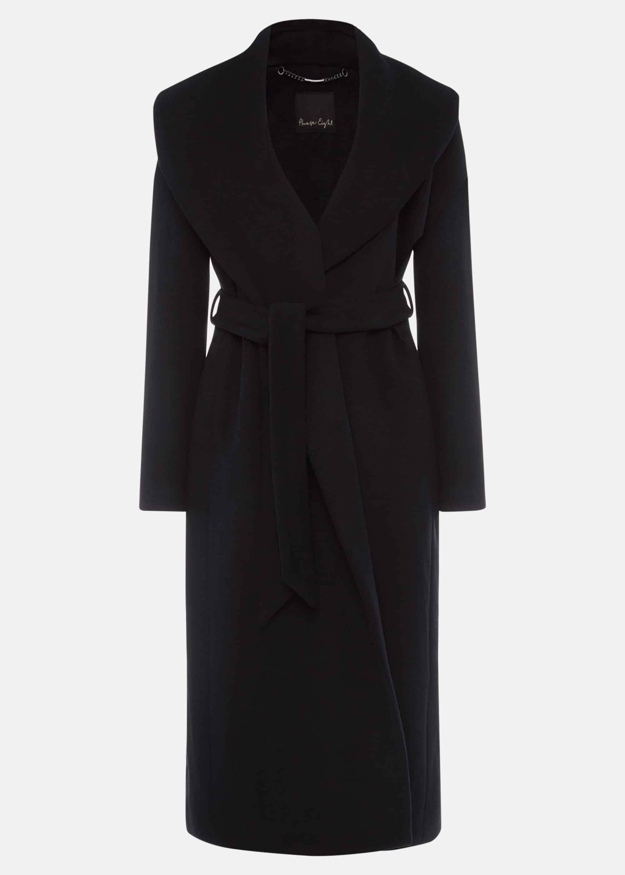 Ariana Wool Wrap Coat