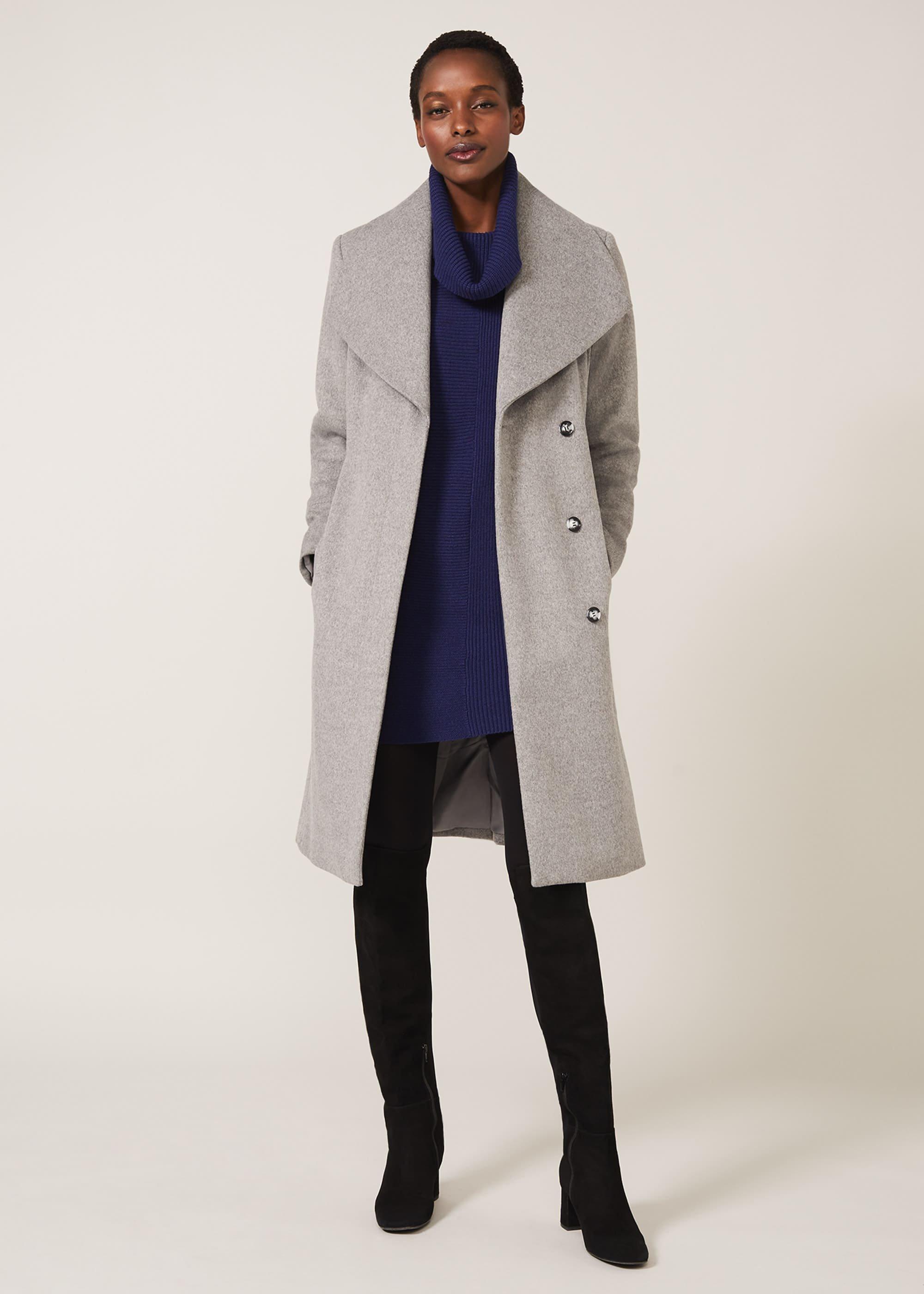 Nicci Belted Wool Coat