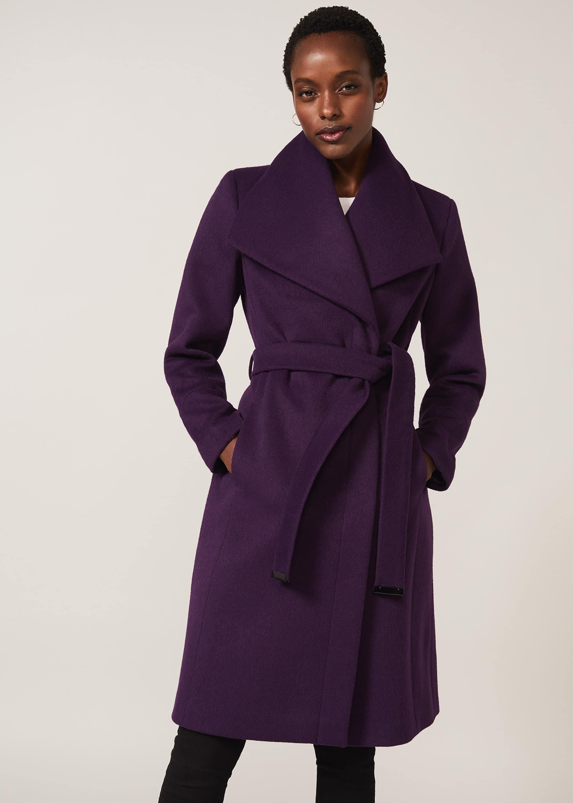 Nicci Belted Wool Coat | Phase Eight UK |