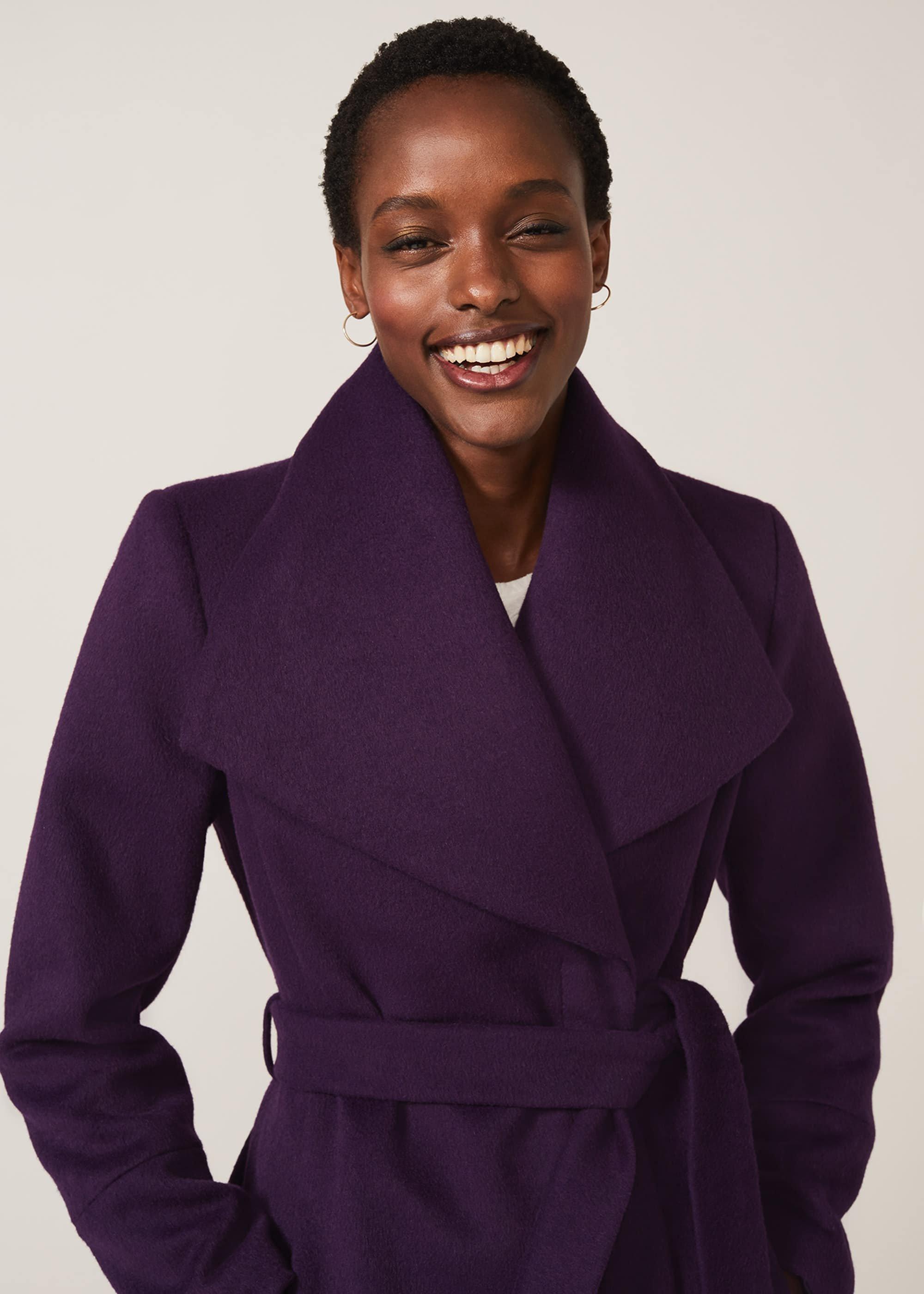 Nicci Belted Wool Coat