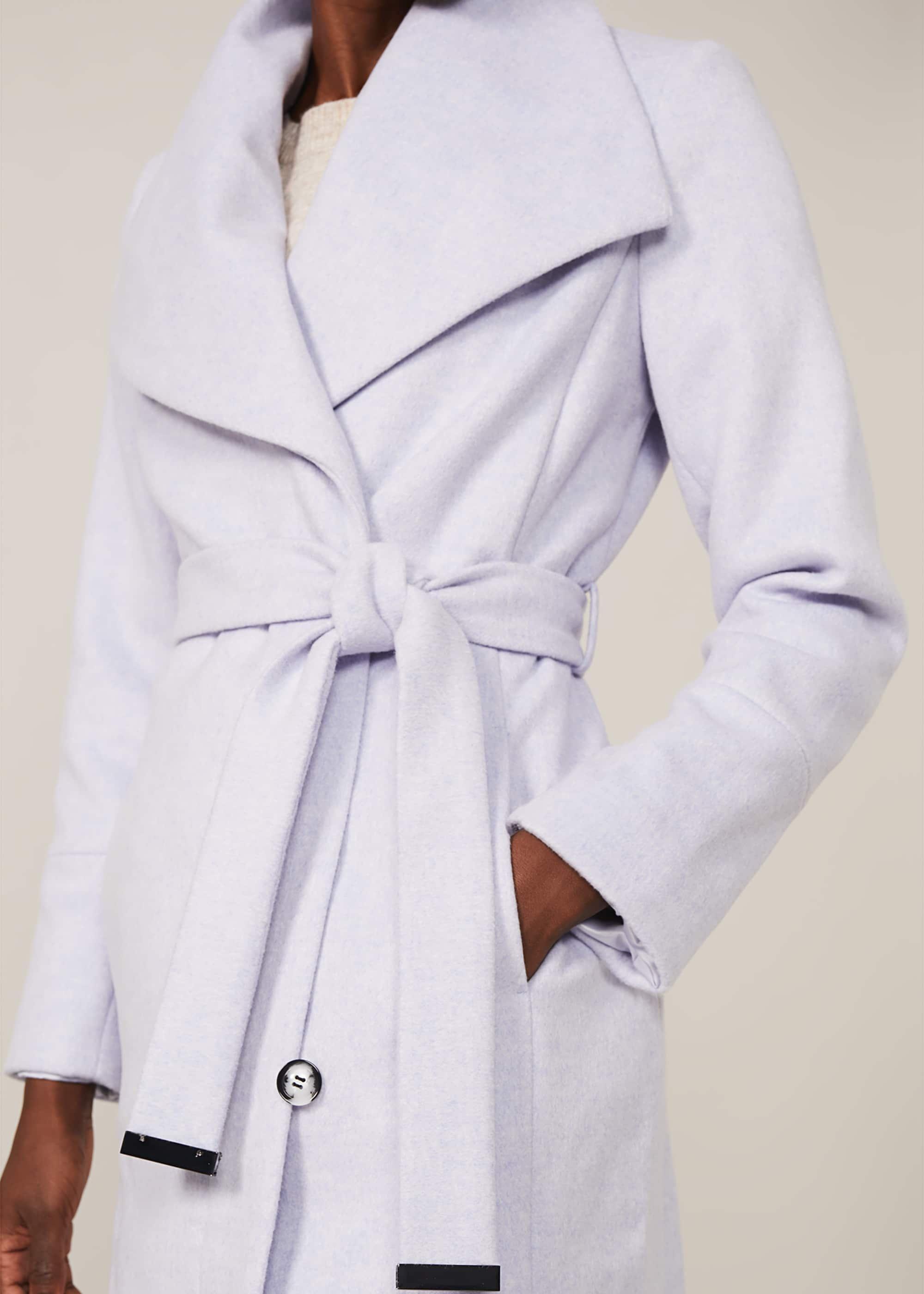 Nicci Belted Wool Coat