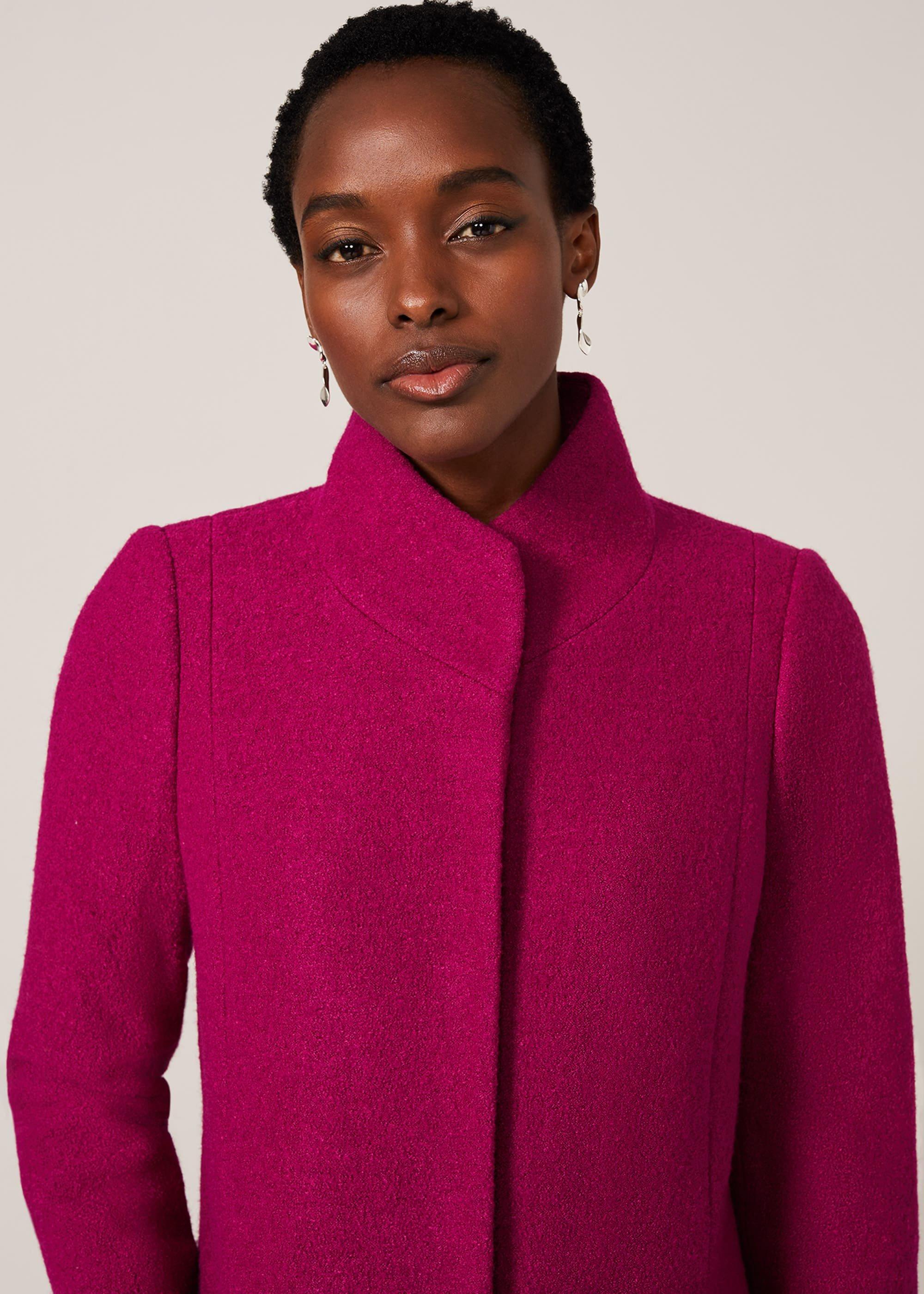 Baille Boiled Wool Coat