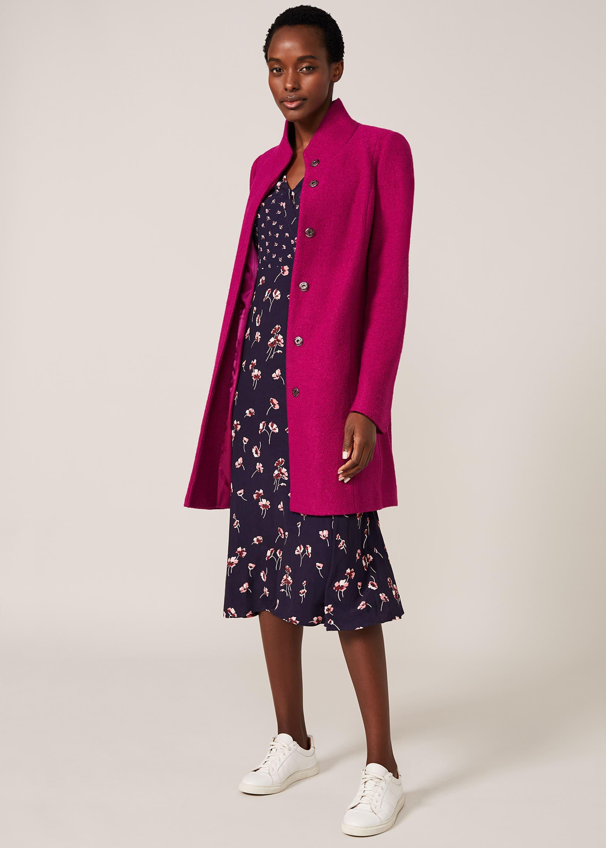 Baille Boiled Wool Coat
