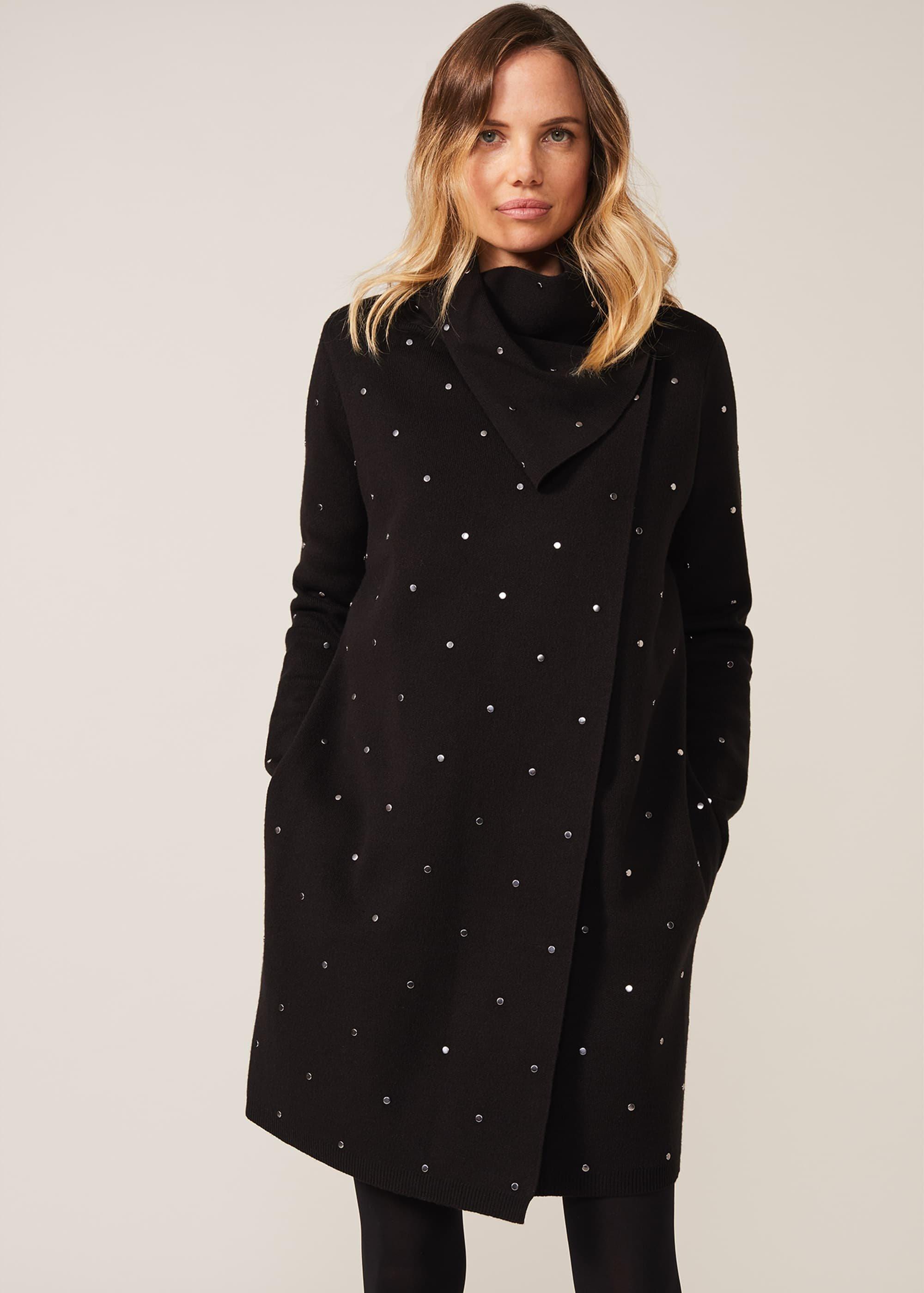Paloma Scattered Stud Coatigan