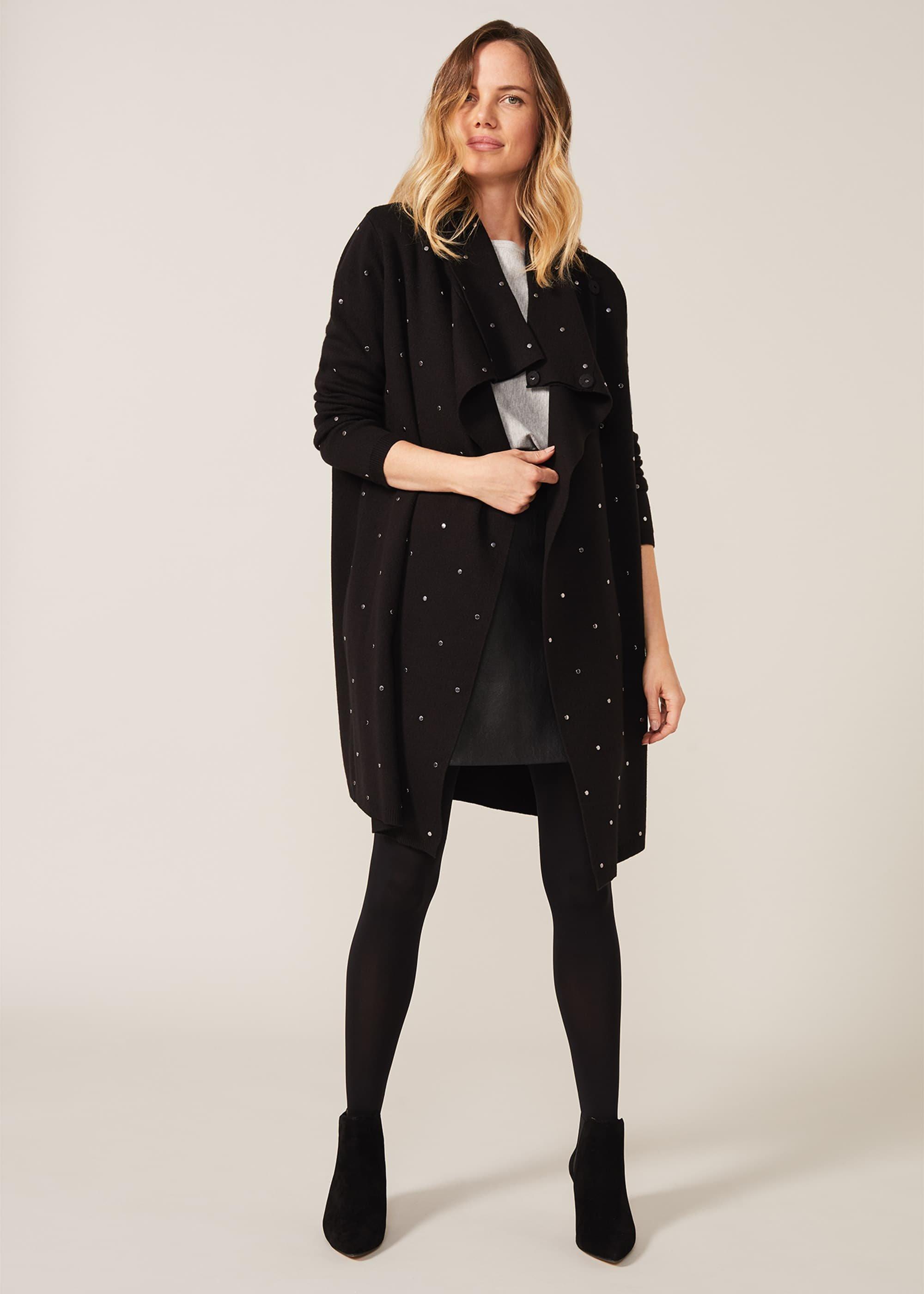 Paloma Scattered Stud Coatigan
