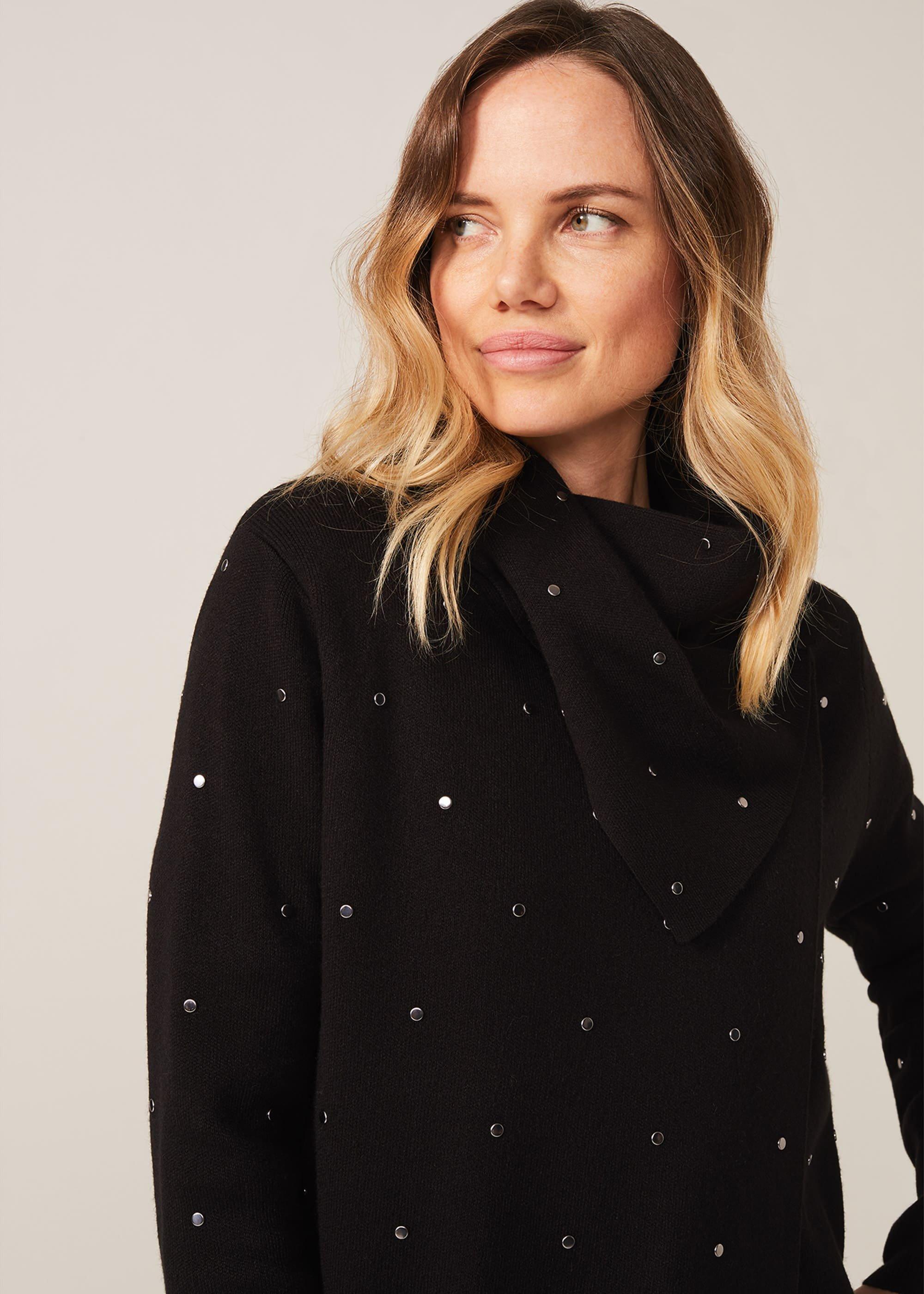 Paloma Scattered Stud Coatigan