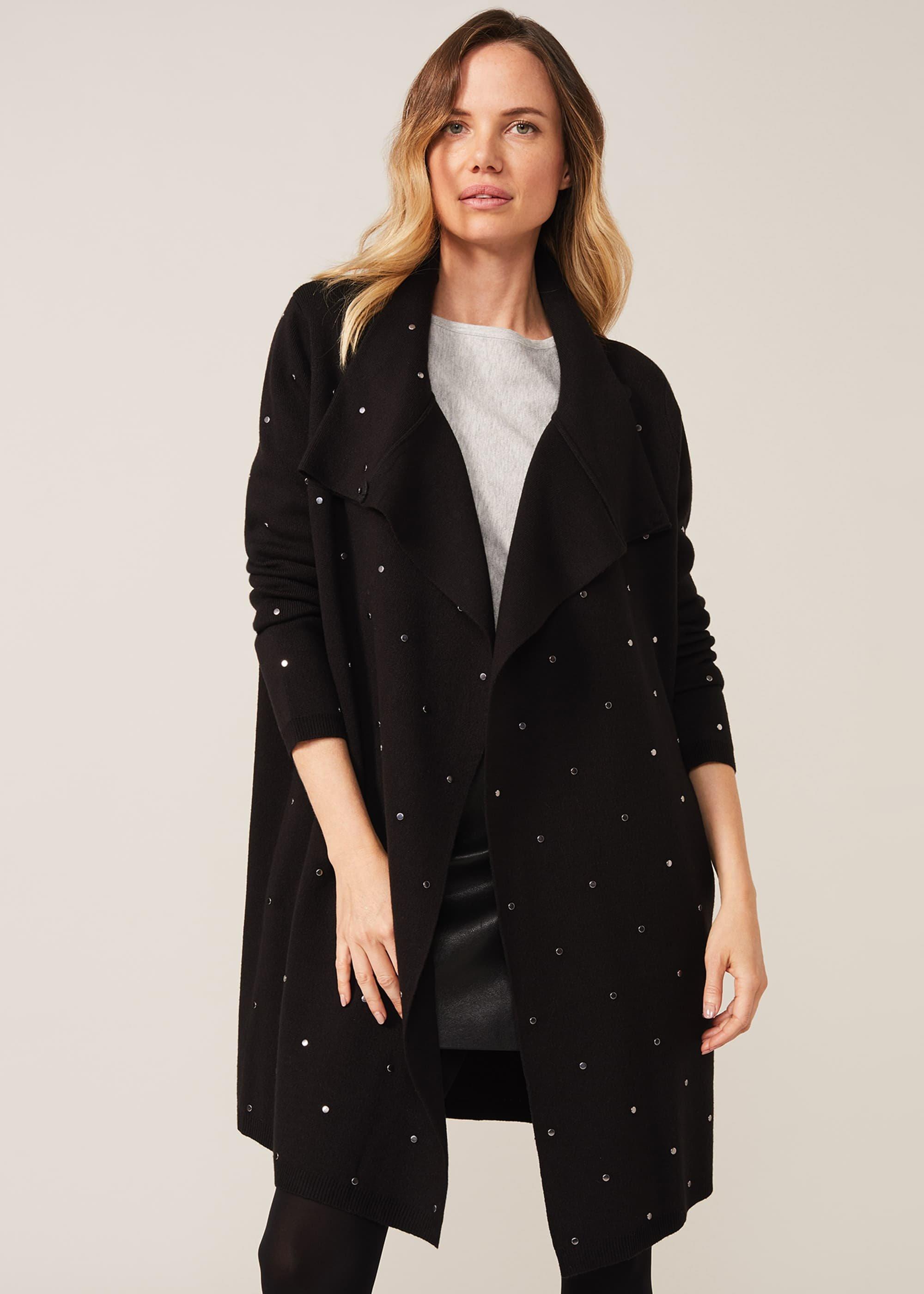 Paloma Scattered Stud Coatigan