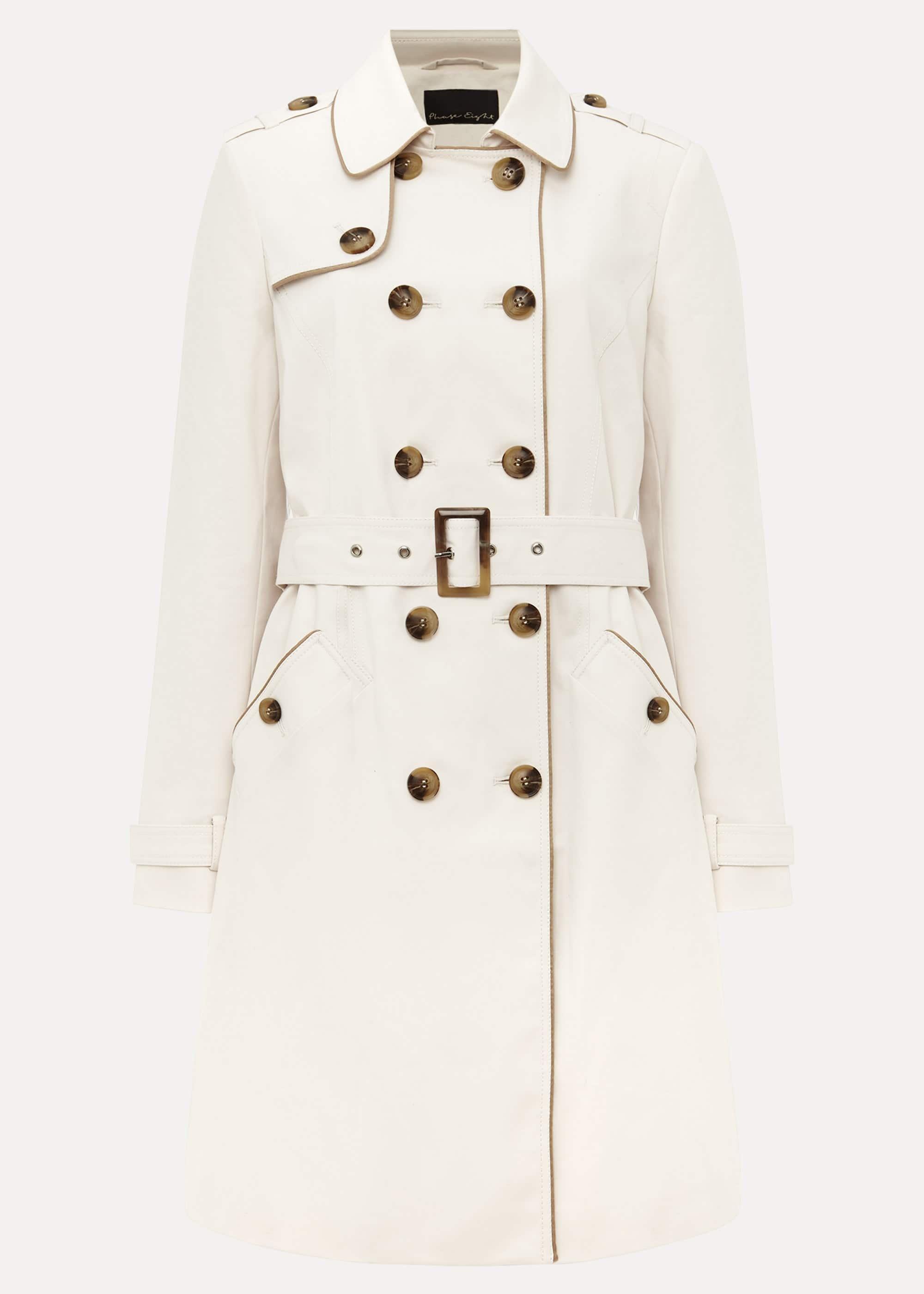 Tali Tipped Trench Coat
