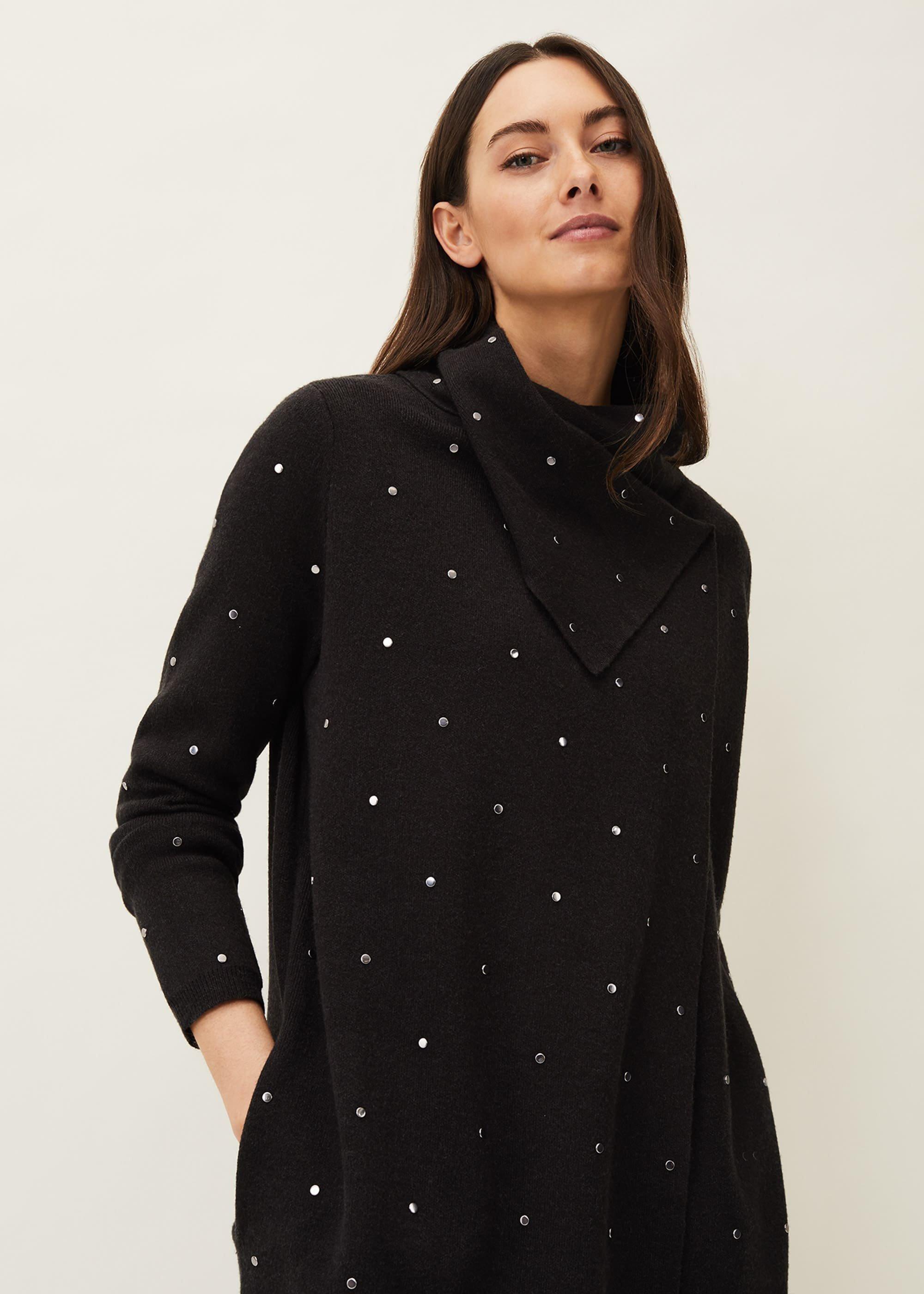 Paloma Scattered Stud Coatigan