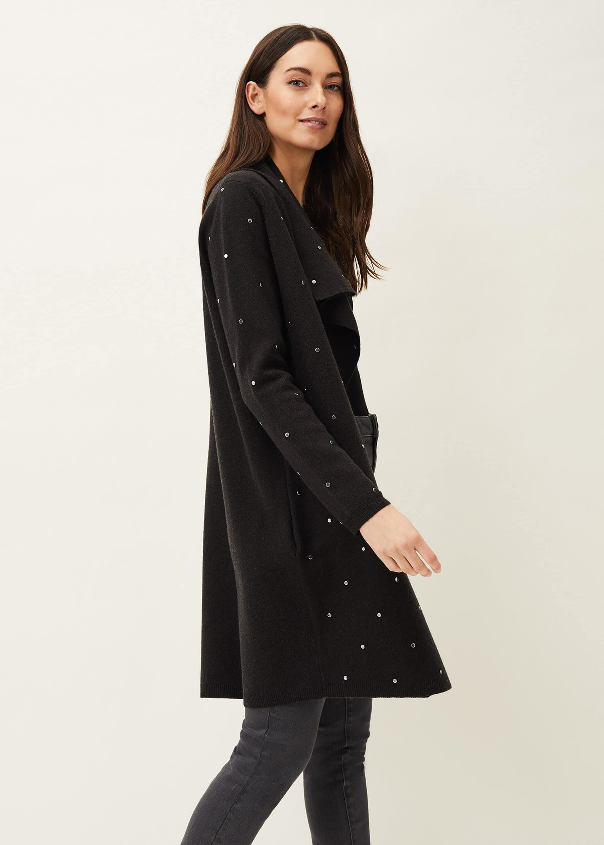 Paloma Scattered Stud Coatigan