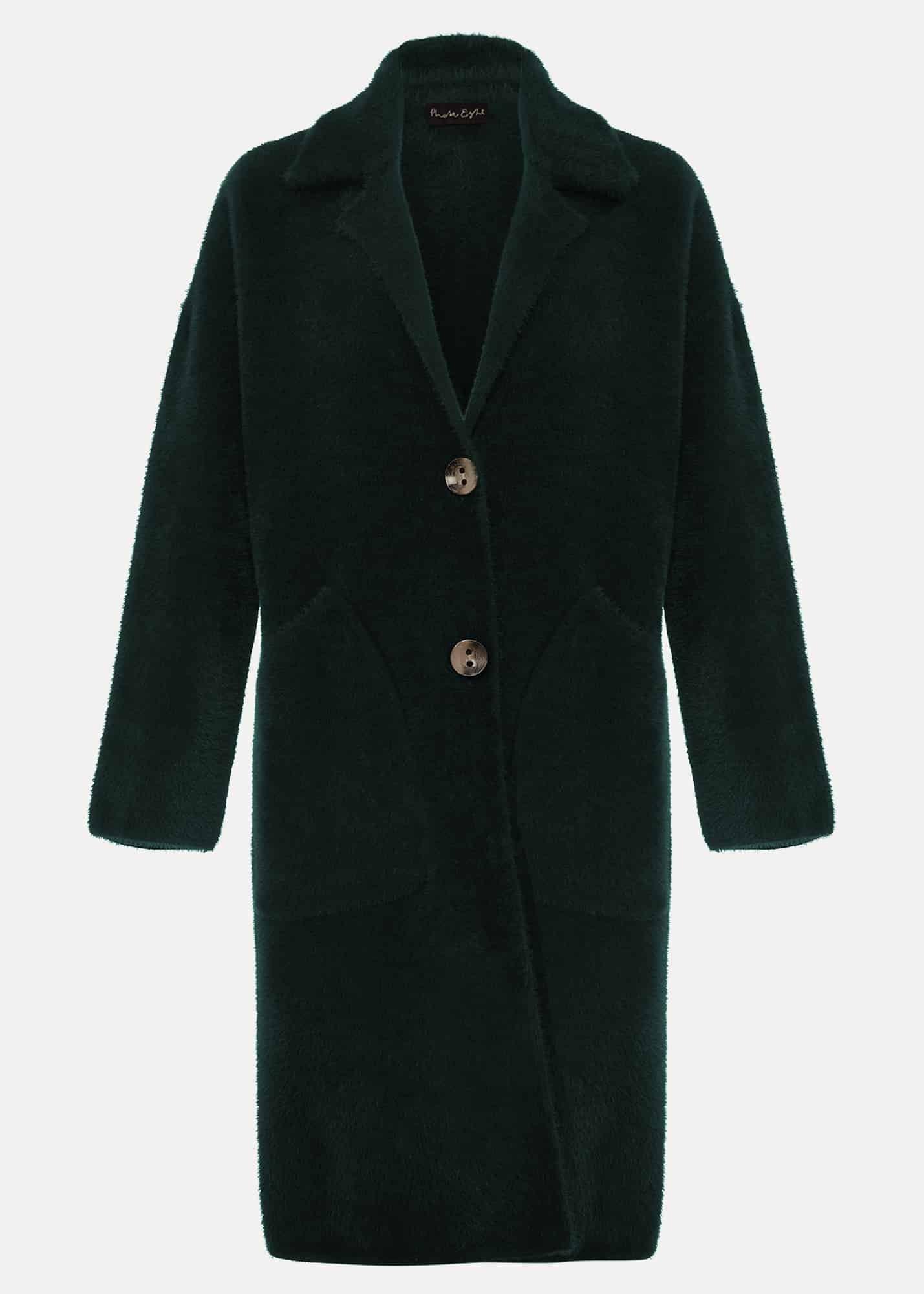 Floressa Fluffy Knit Coat