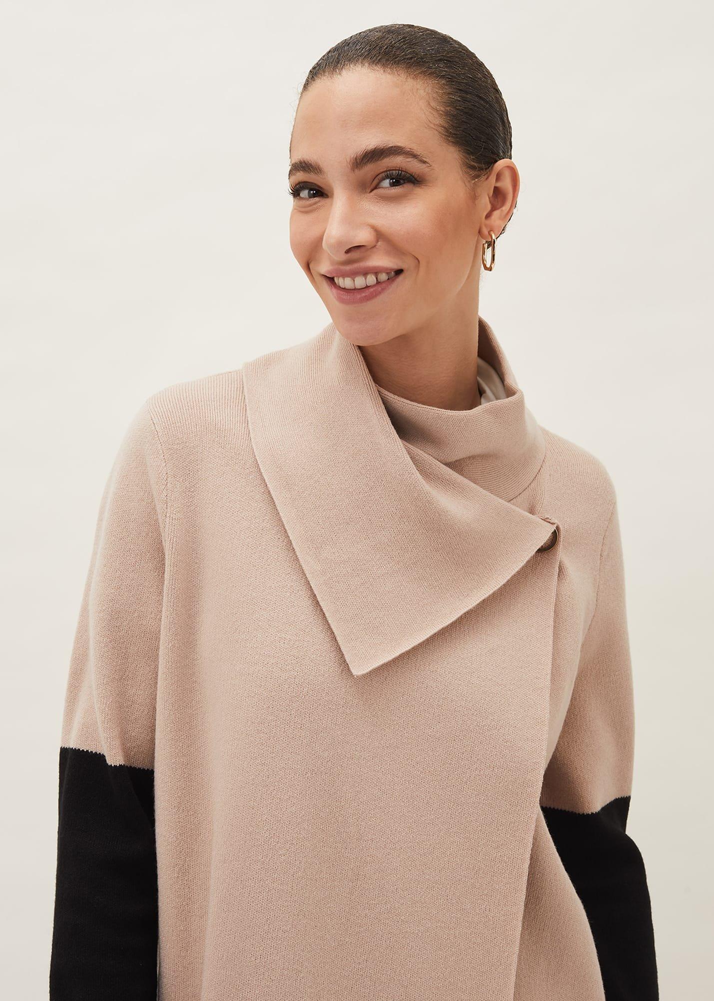 Paloma Colourblock Knit Coat