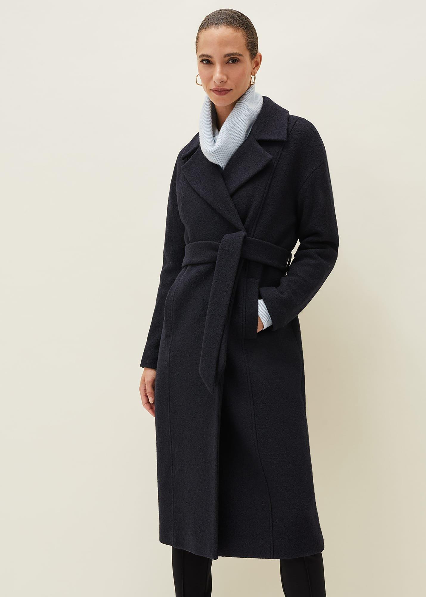 Carlotta Wrap Wool Coat