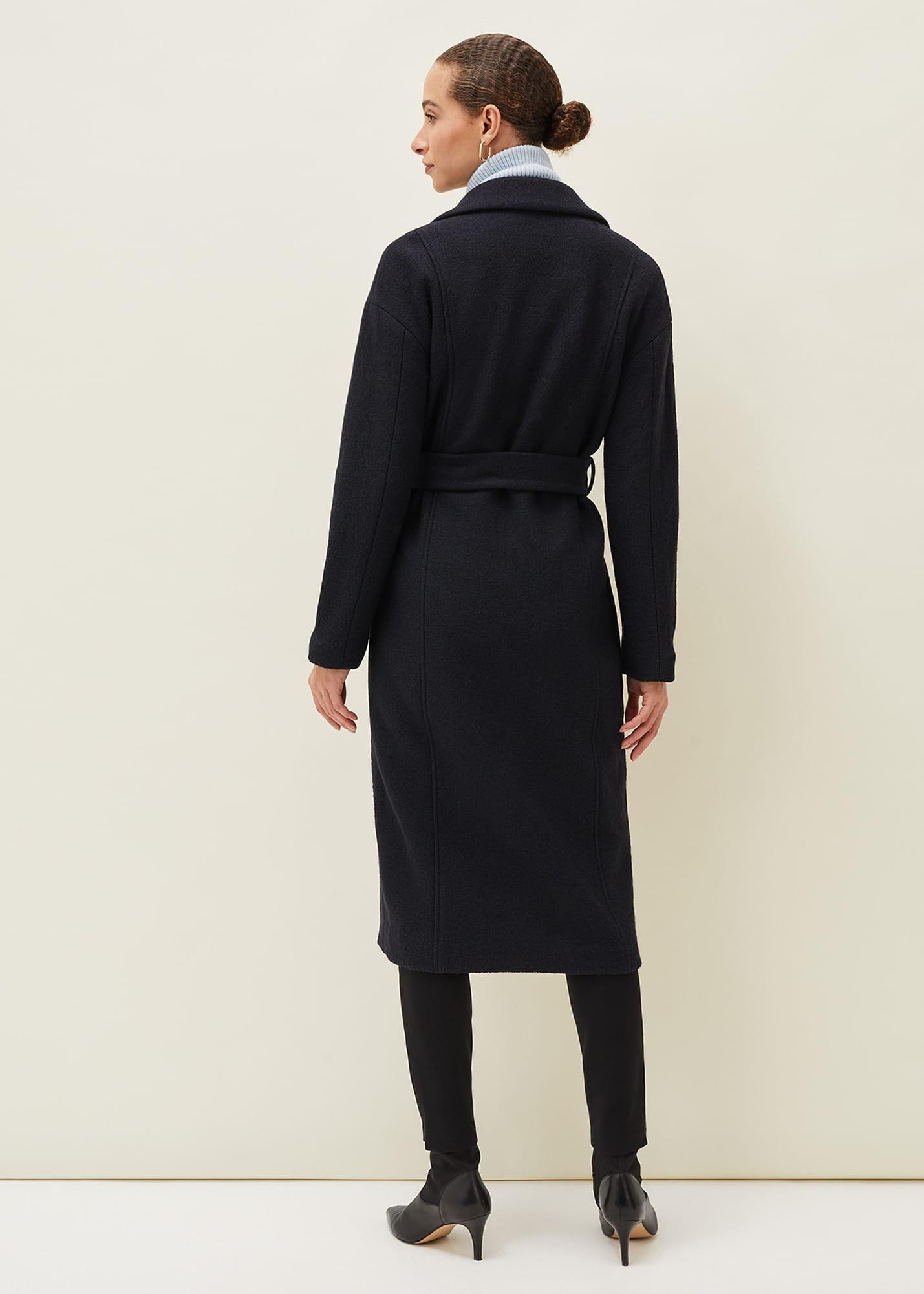 Carlotta Wrap Wool Coat