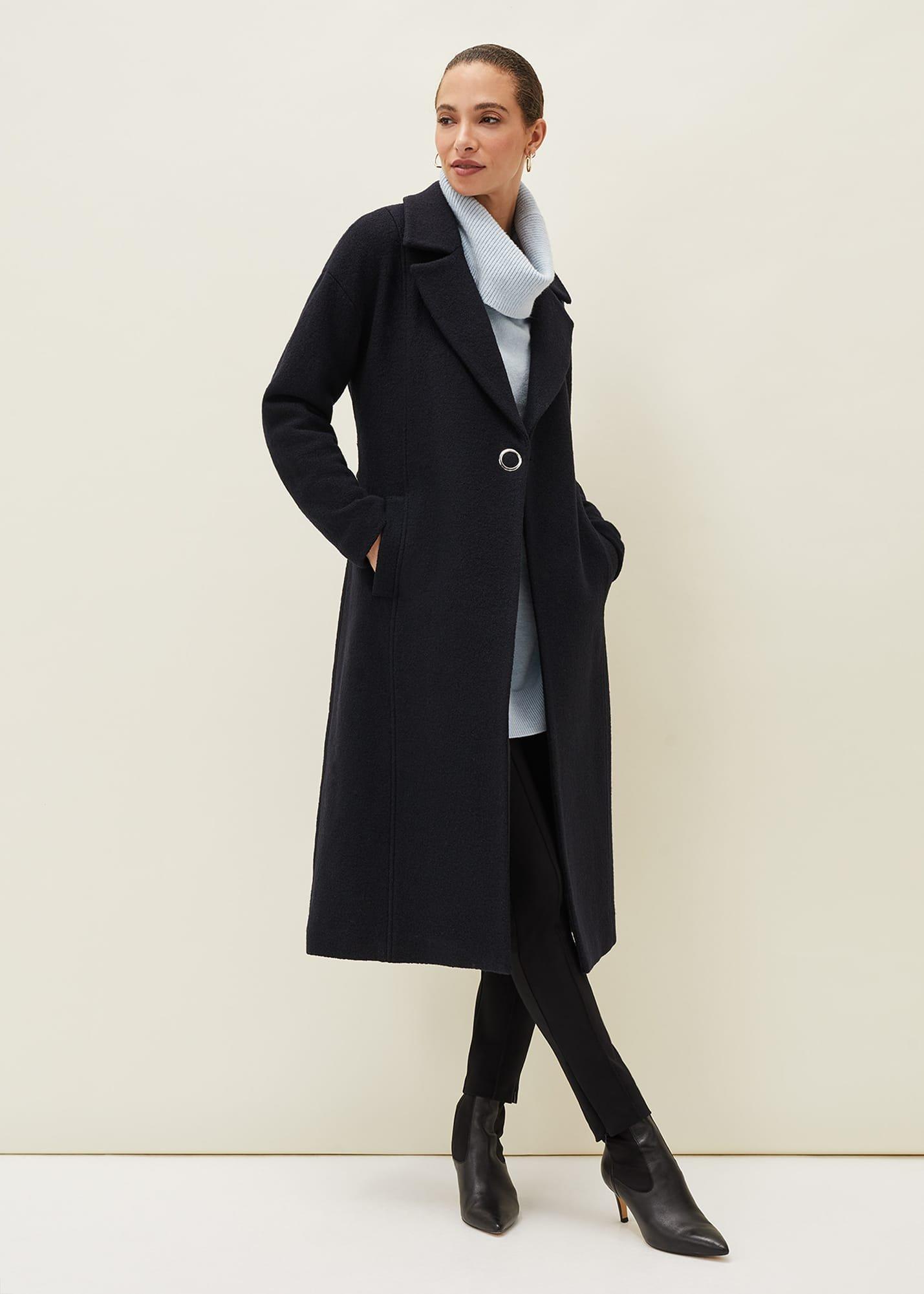 Carlotta Wrap Wool Coat