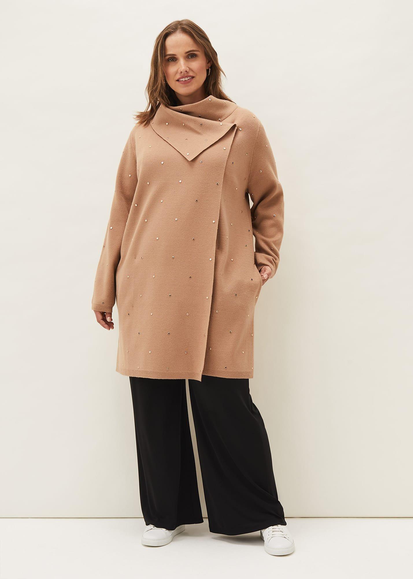 Paloma Scattered Stud Coatigan