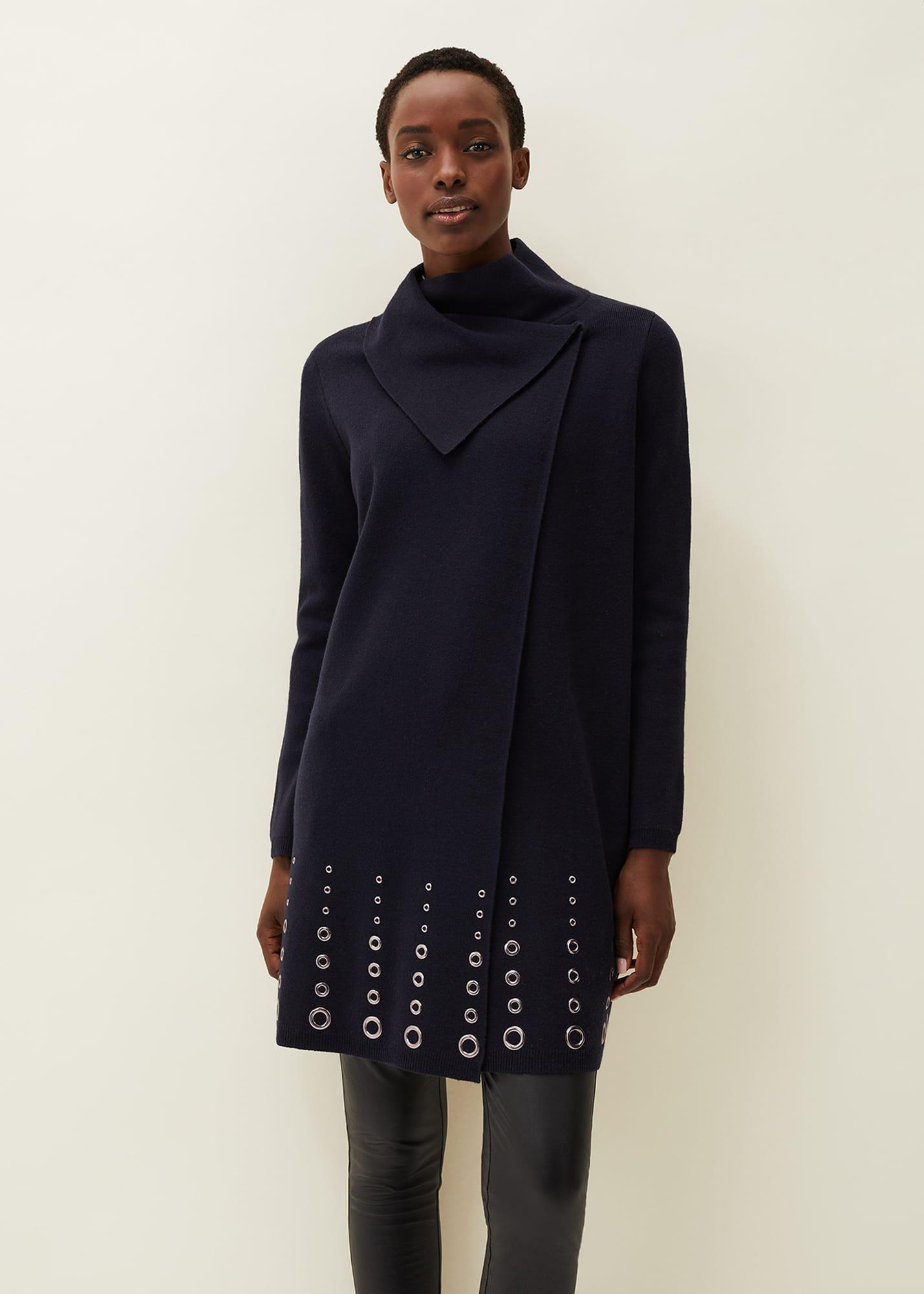 Paloma Eyelet Hem Coatigan