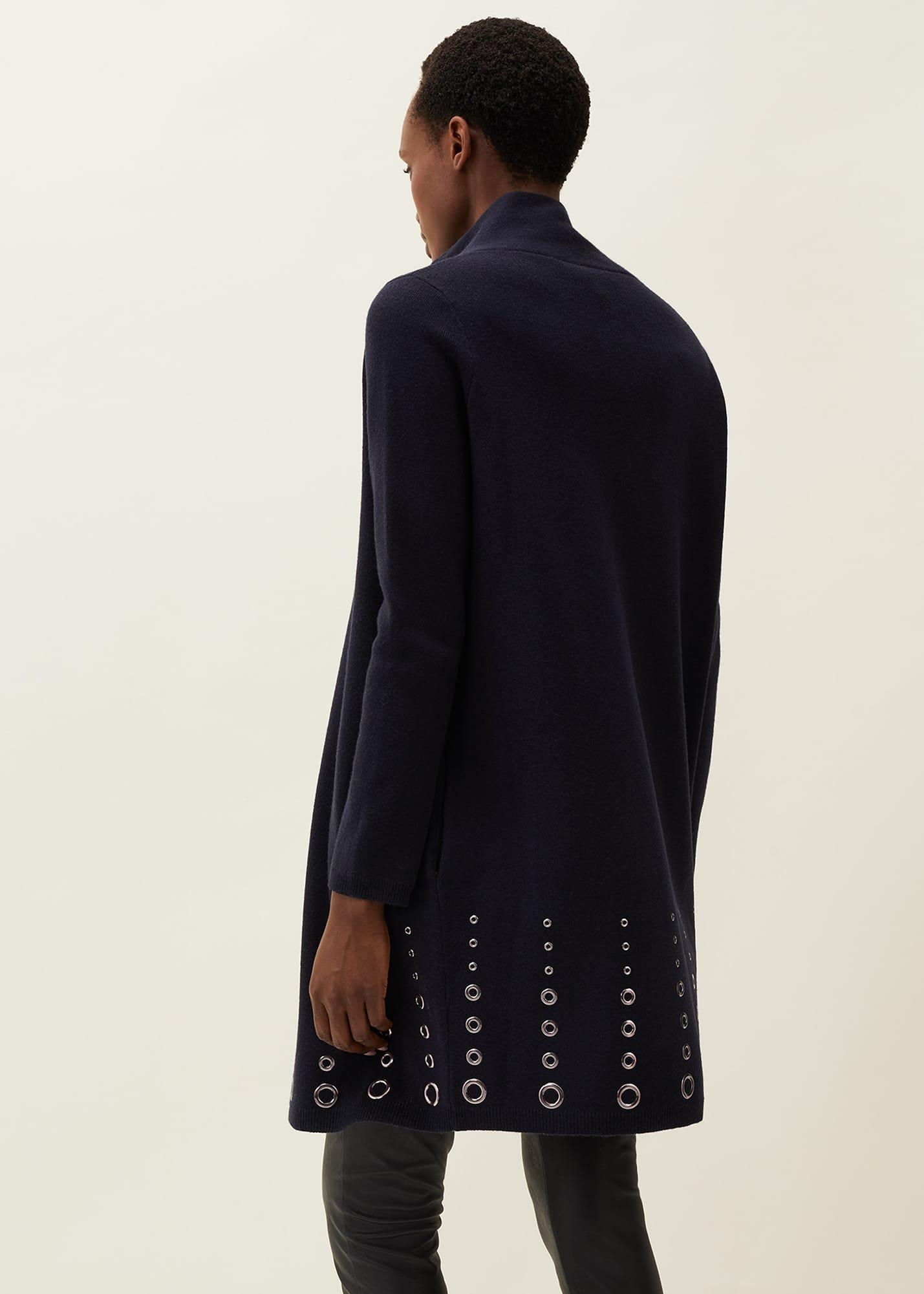 Paloma Eyelet Hem Coatigan