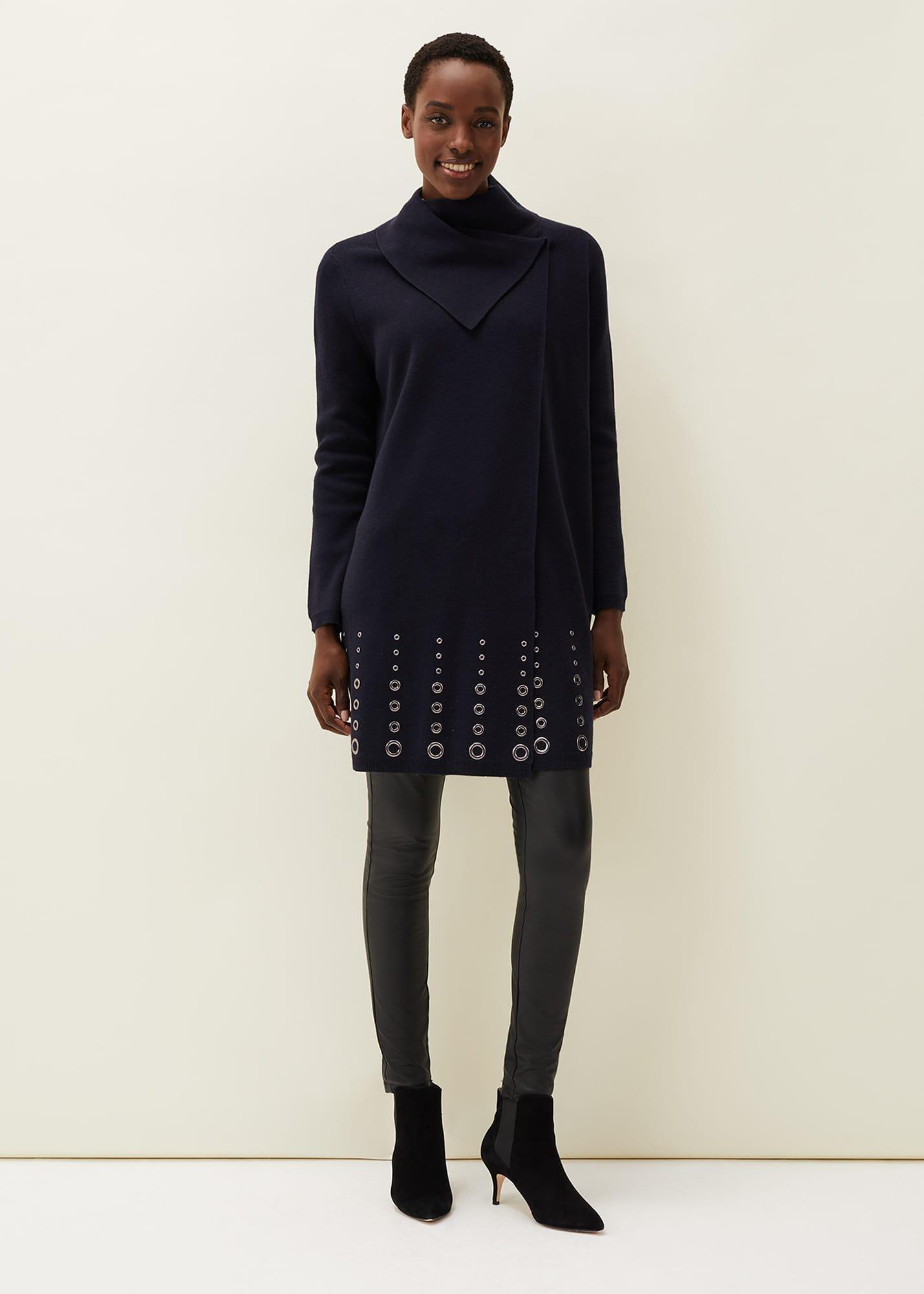 Paloma Eyelet Hem Coatigan
