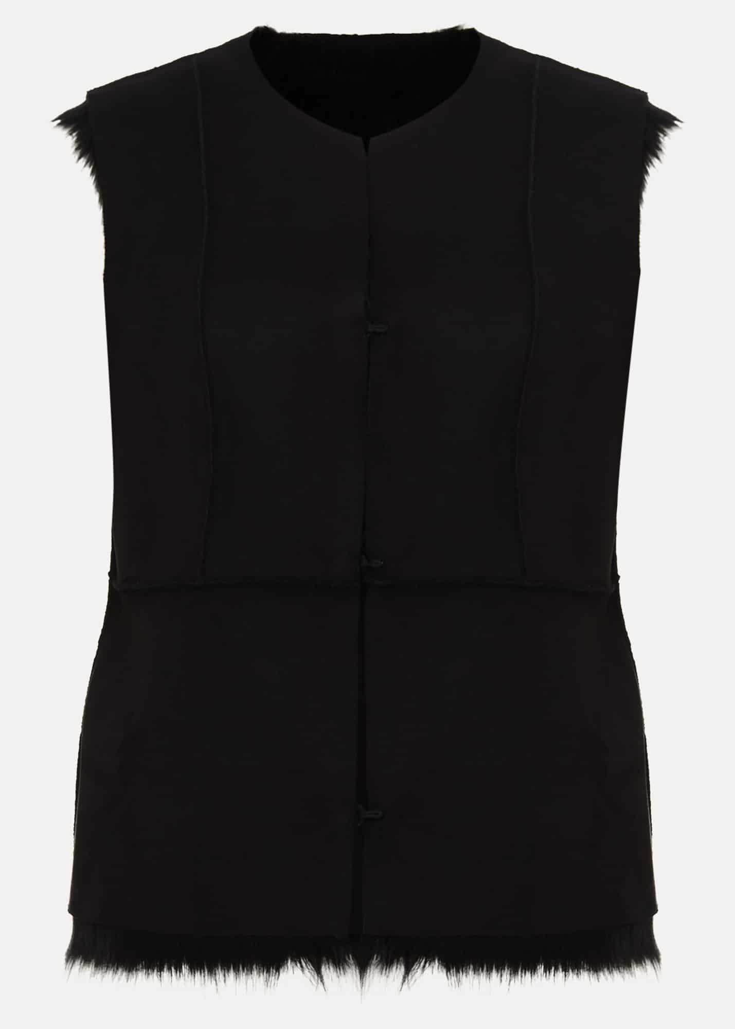 Ella Short Reversible Faux Fur Gilet