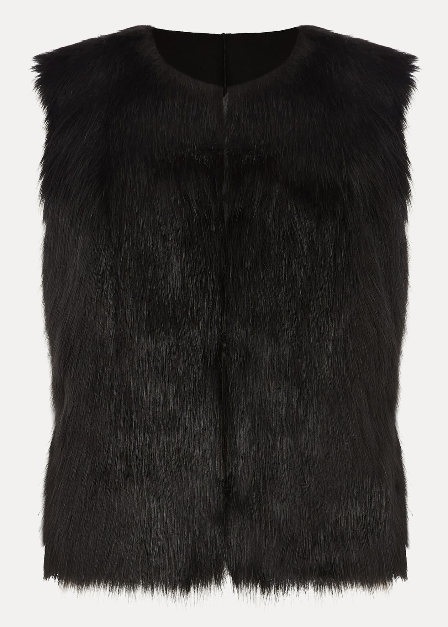 Ella Short Reversible Faux Fur Gilet