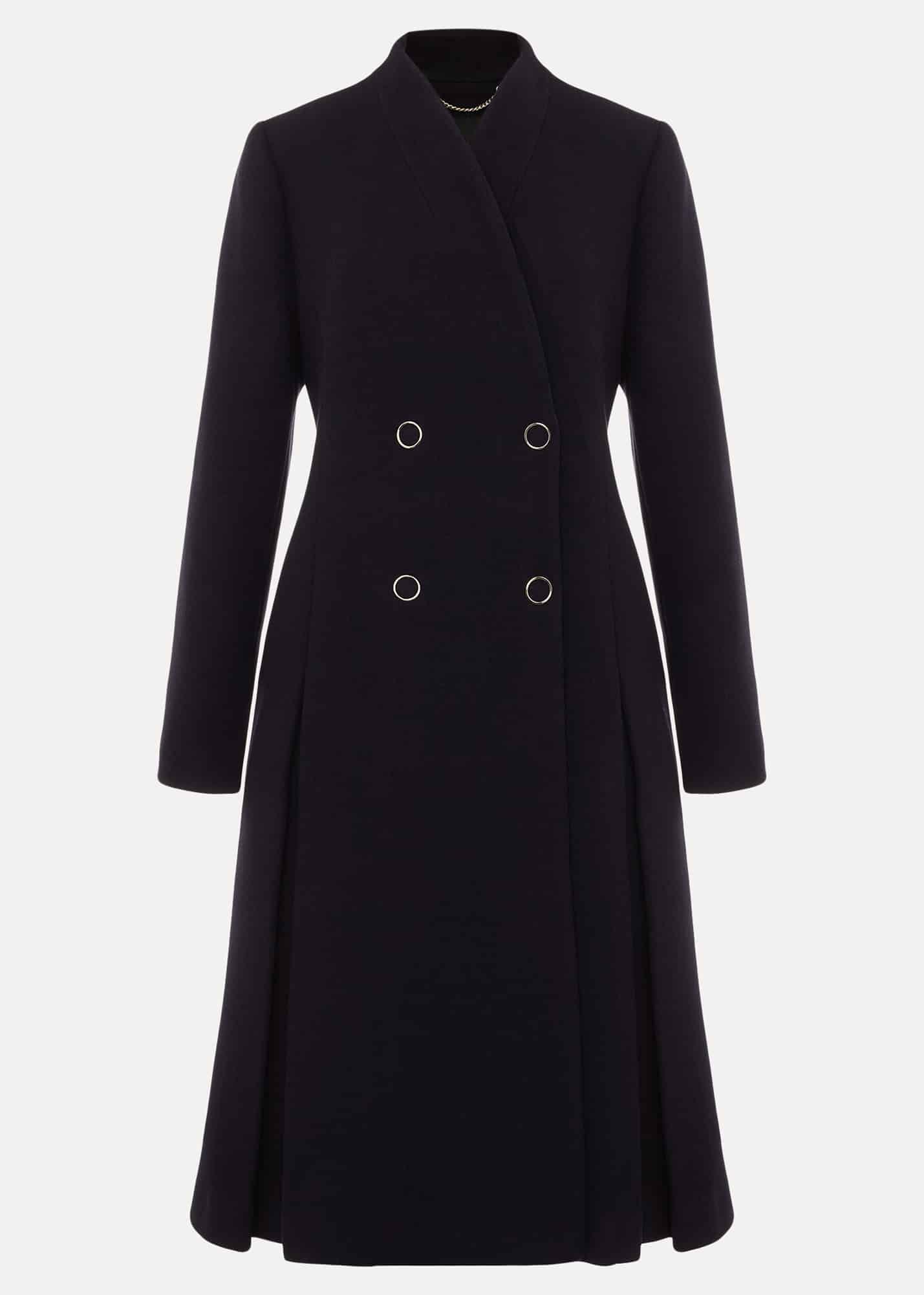 Evie-Rose Fit & Flare Wool Coat