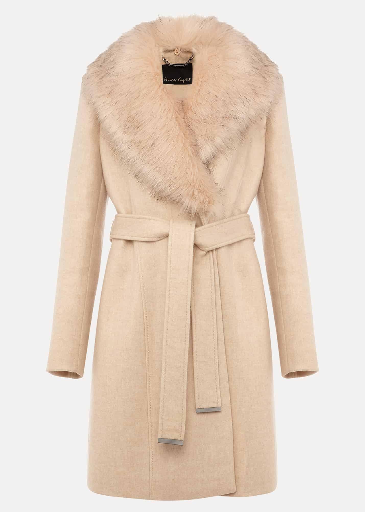 Nina Fur Collar Coat
