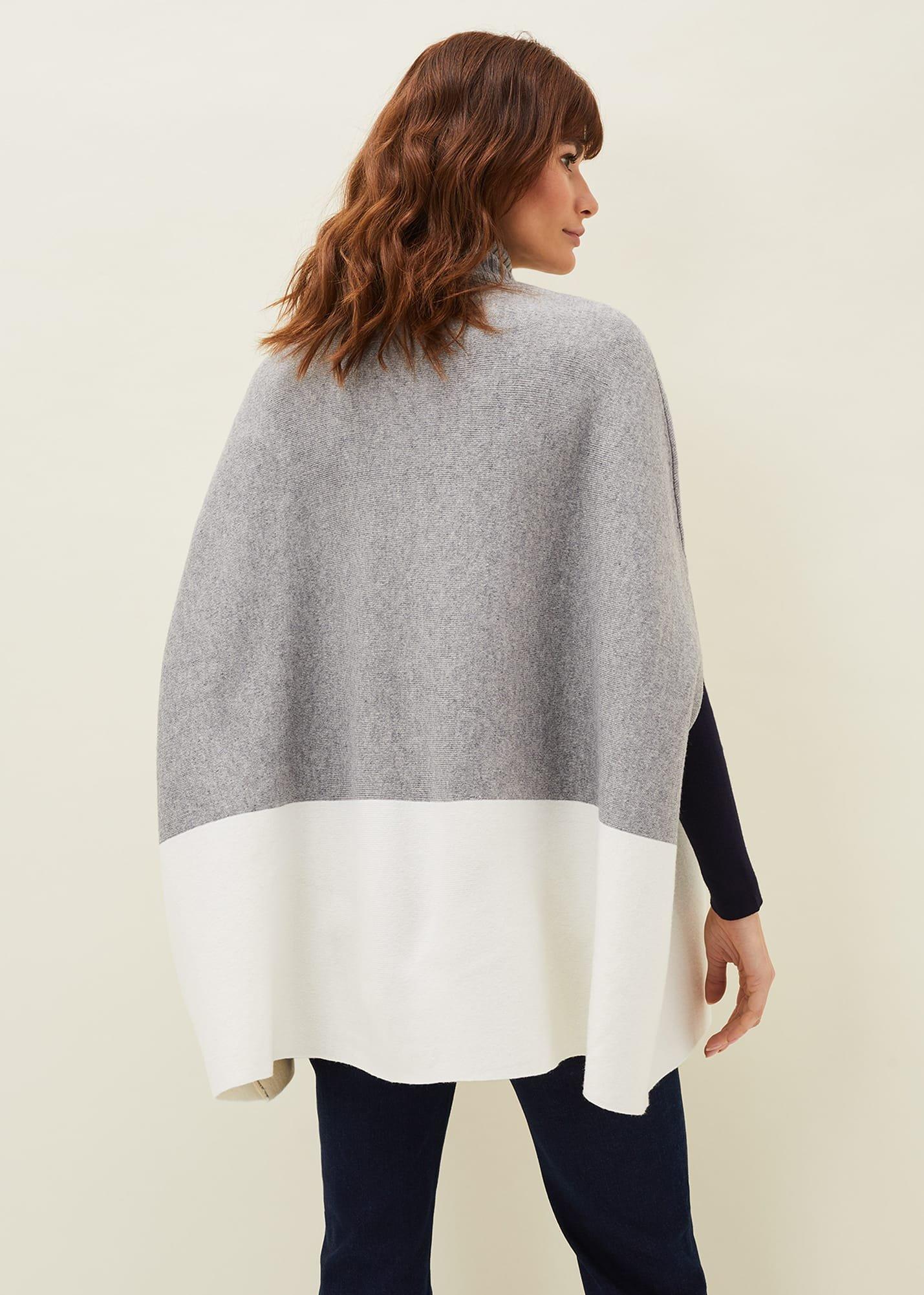 Leaha Colourblock Double Ended Zip Cape