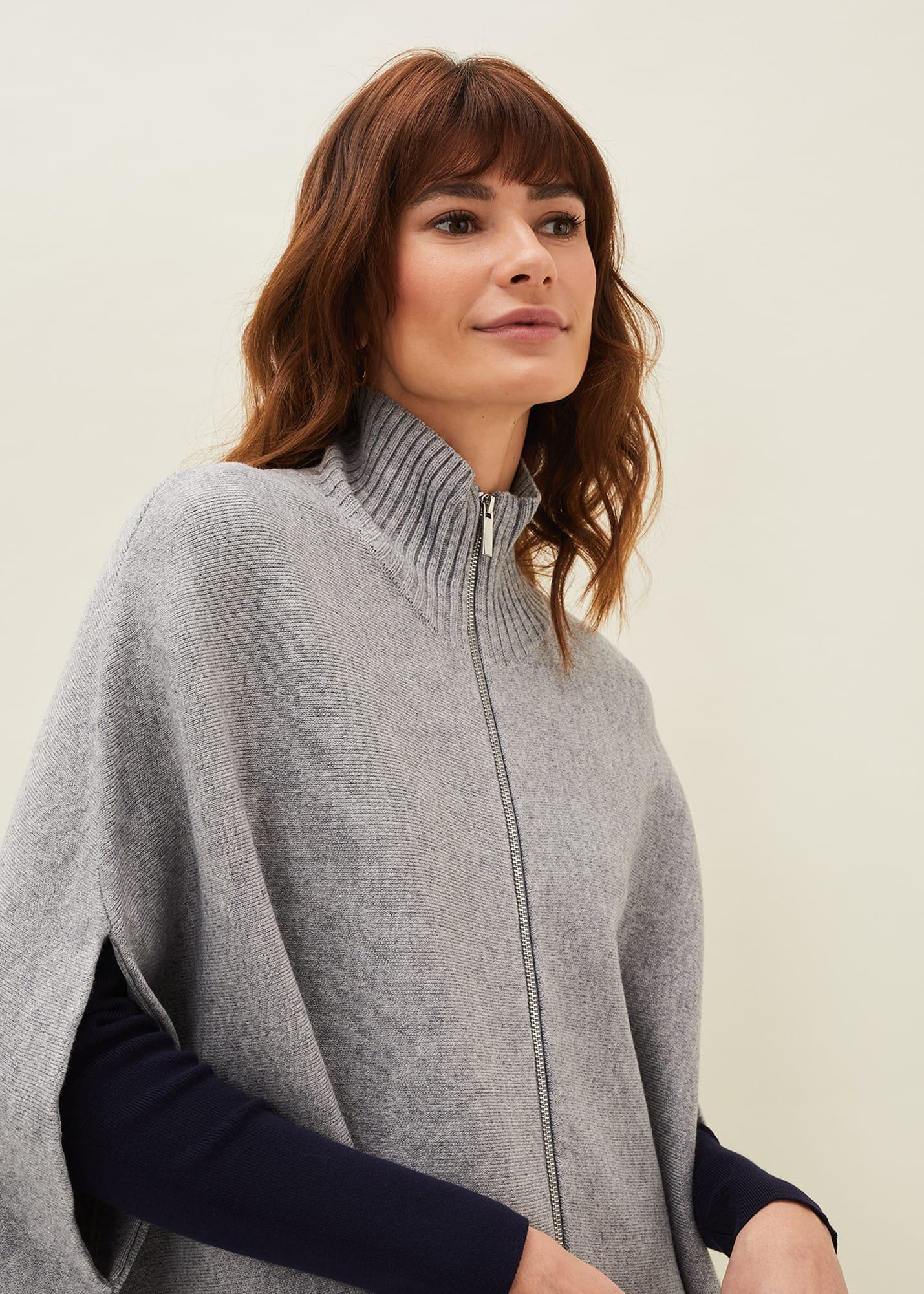 Leaha Colourblock Double Ended Zip Cape
