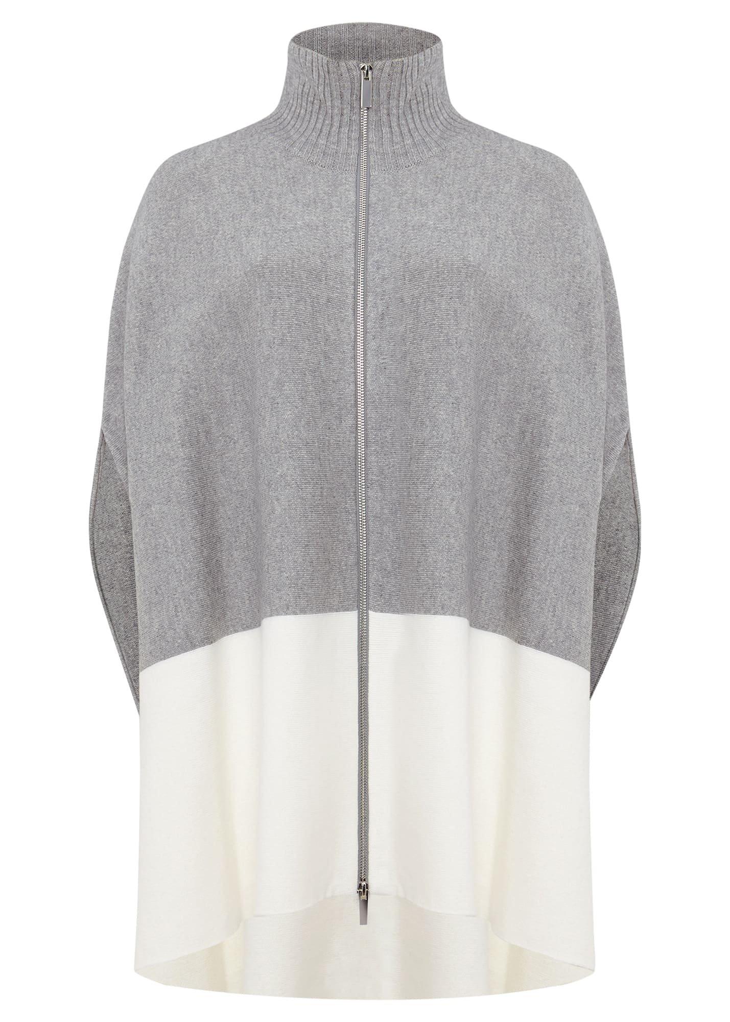 Leaha Colourblock Double Ended Zip Cape