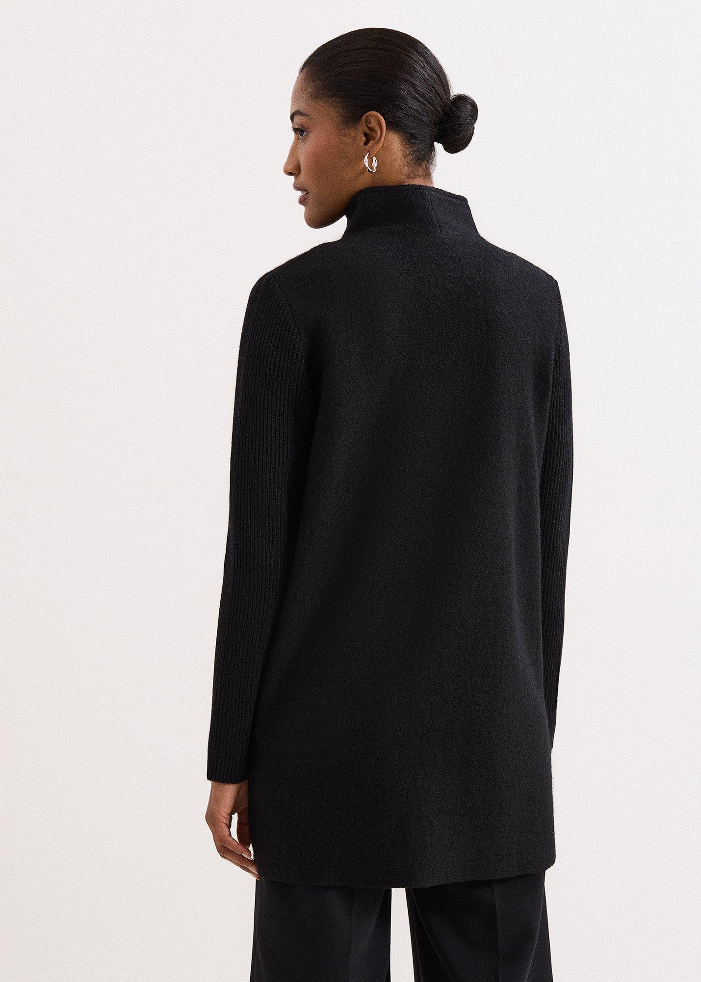 Byanca Zip Knit Coat