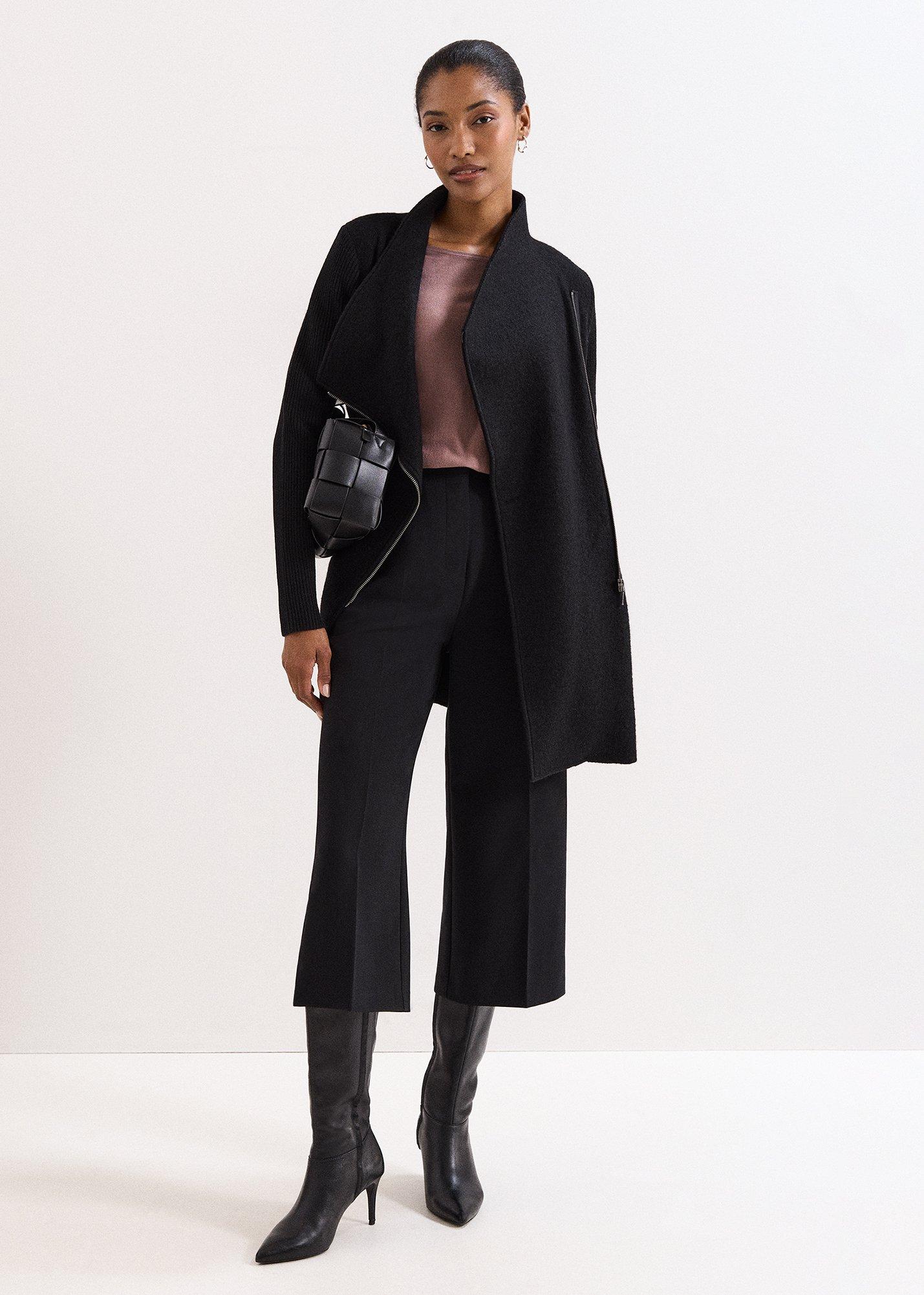 Byanca Zip Knit Coat