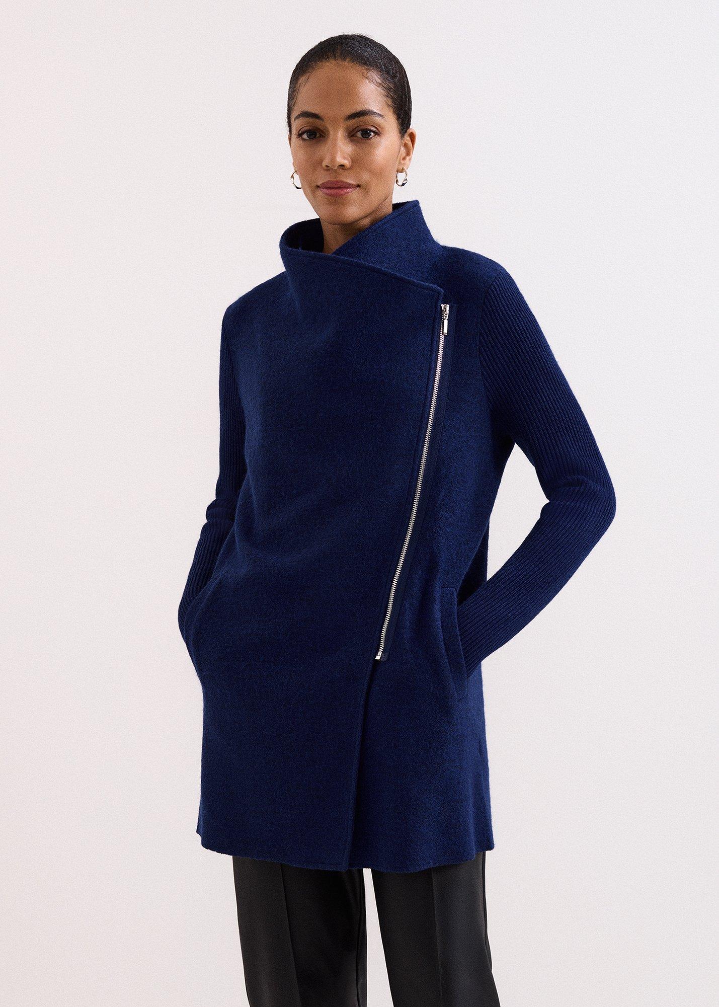 Byanca Zip Knit Coat