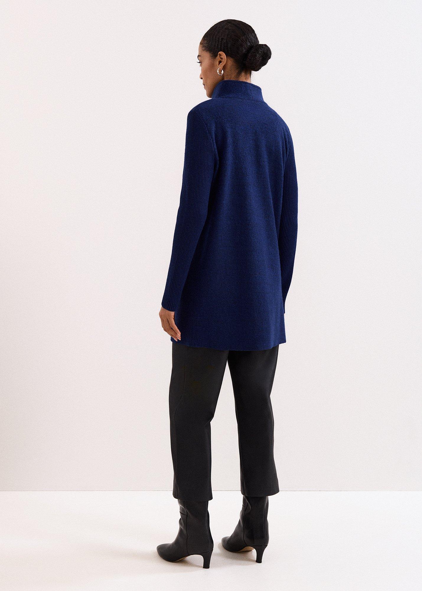 Byanca Zip Knit Coat