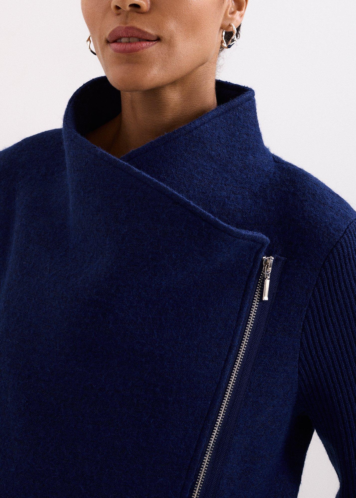 ${product-id}-Byanca Zip Knit Coat-Cobalt-${view-type}