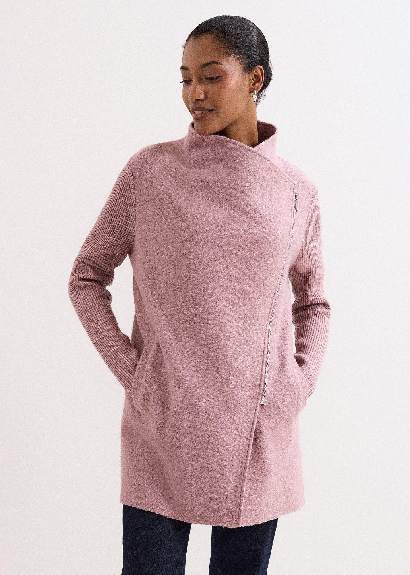 Byanca Zip Knit Coat