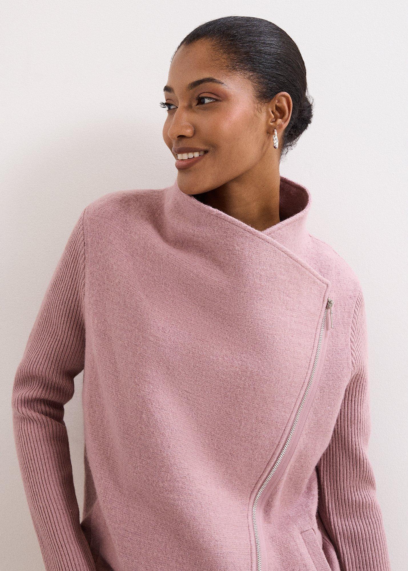 ${product-id}-Byanca Zip Knit Coat-Pale Pink-${view-type}