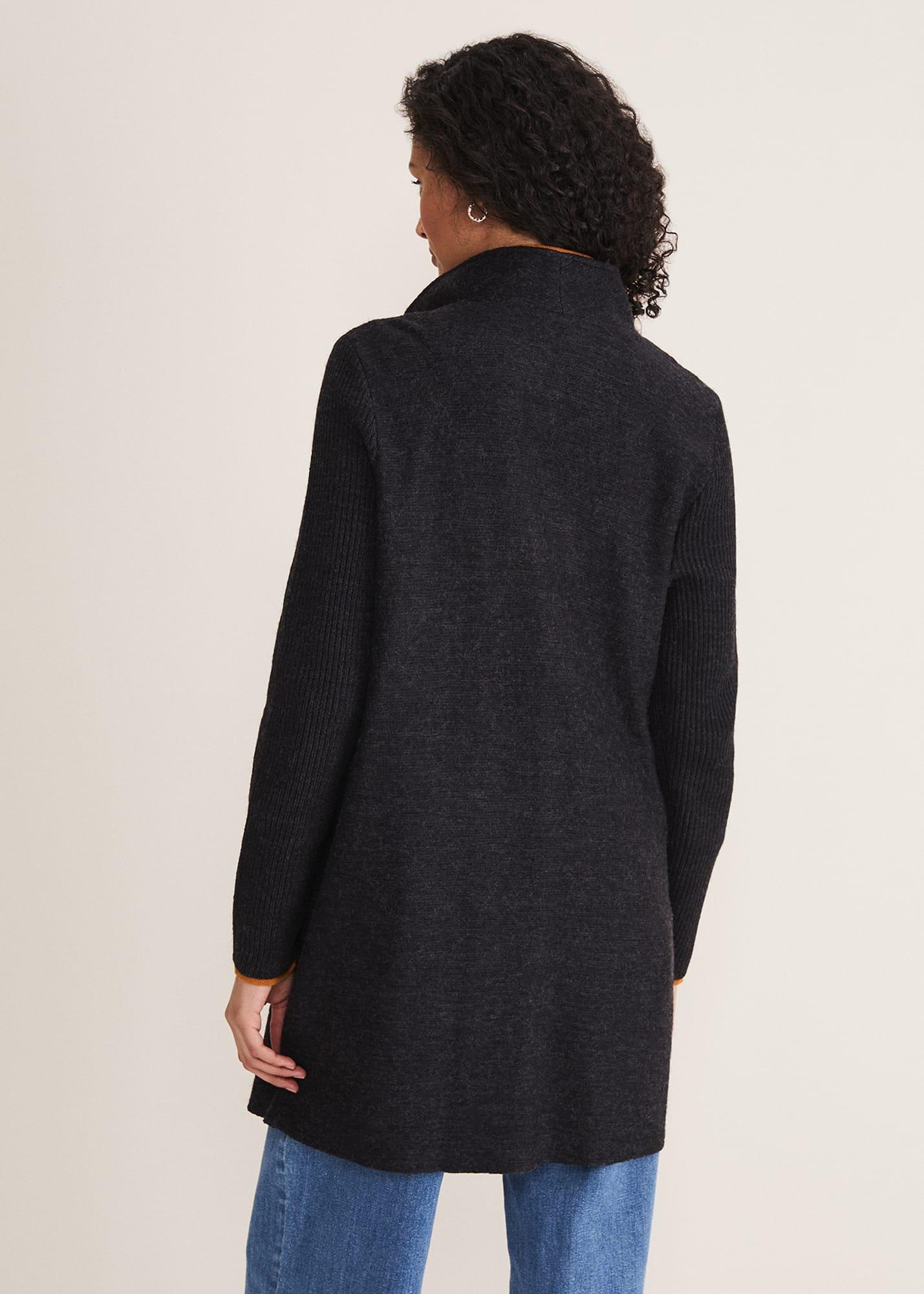 Byanca Zip Knit Coat