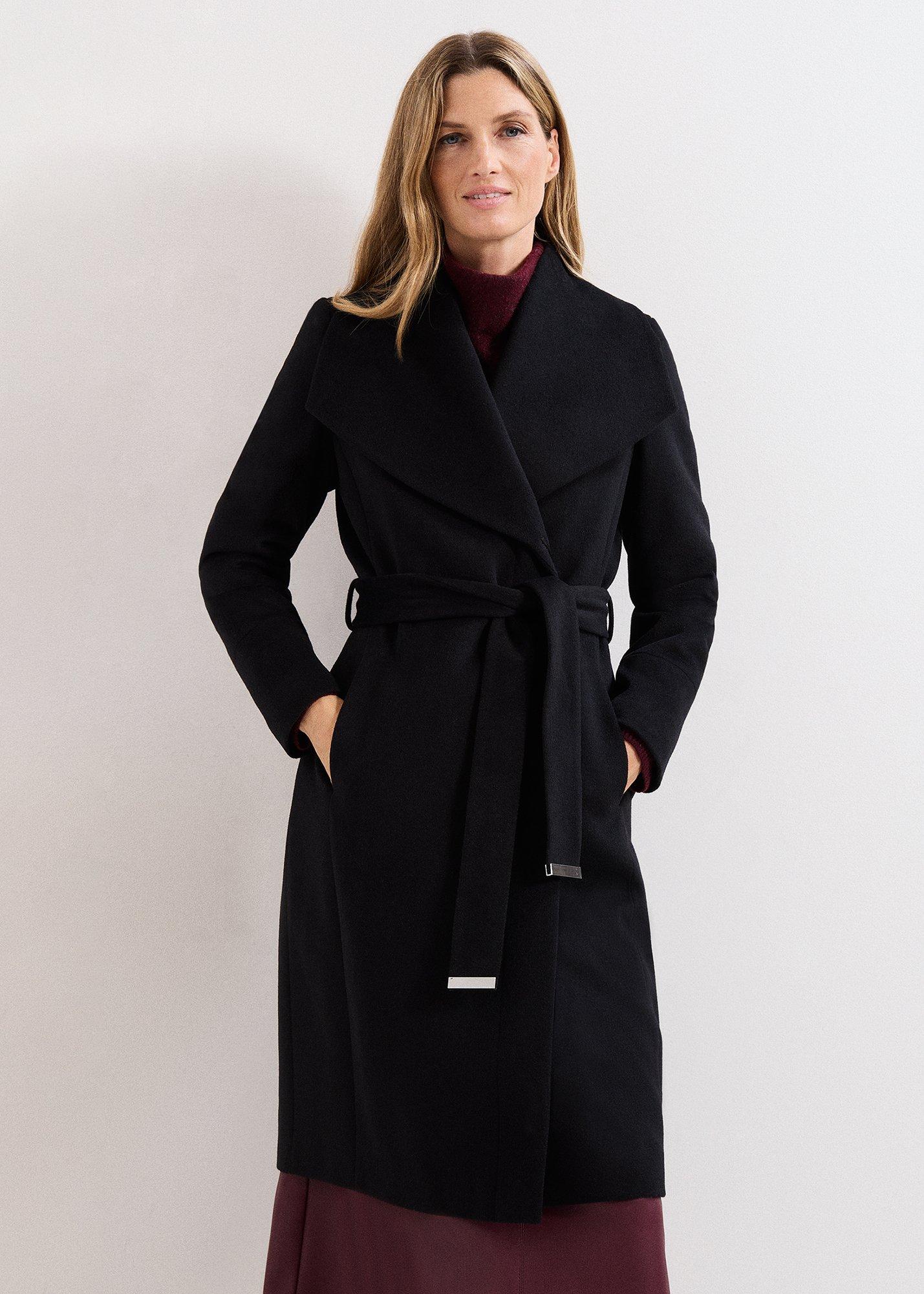 Nicci Belted Wool Coat