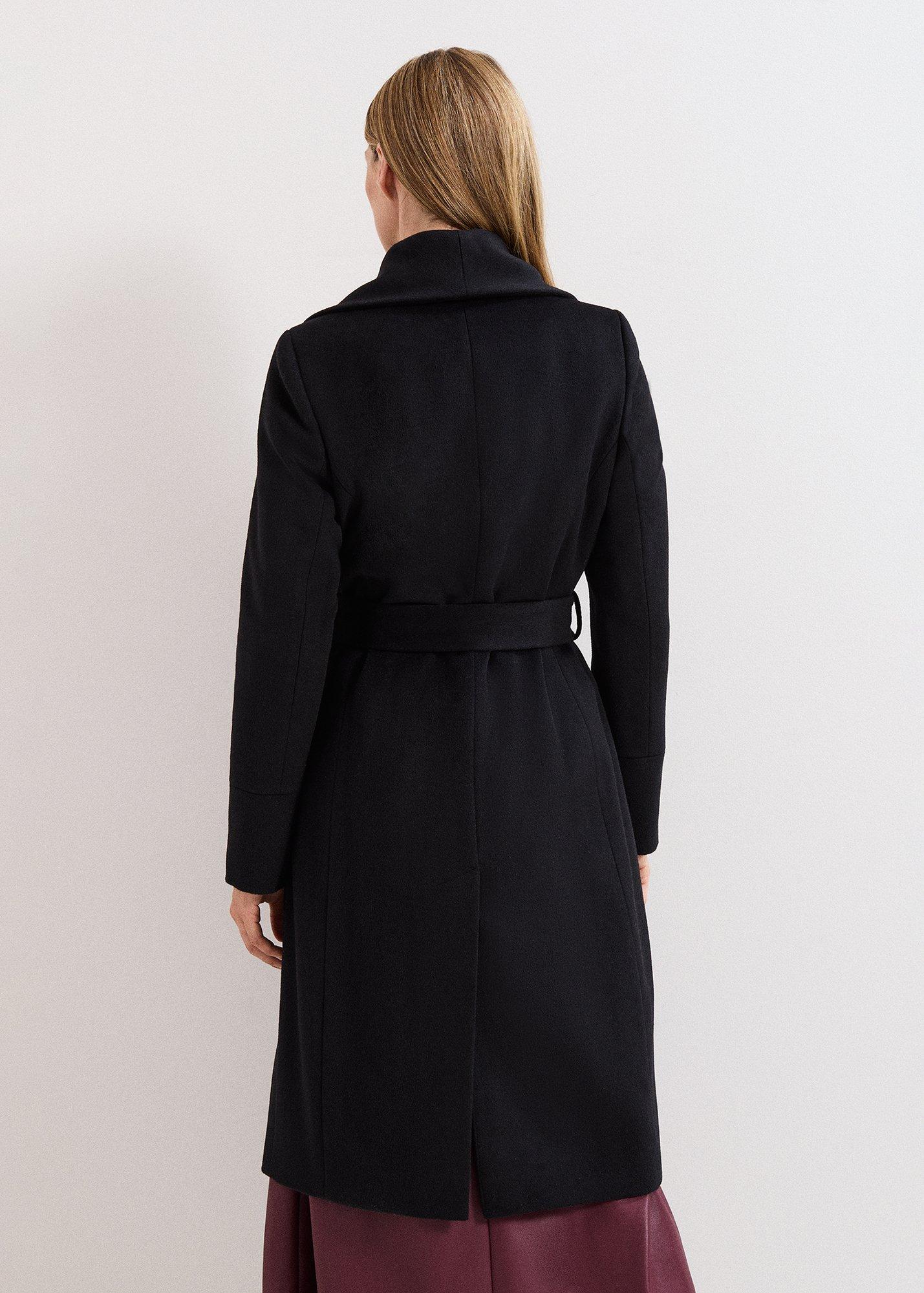 Nicci Belted Wool Coat