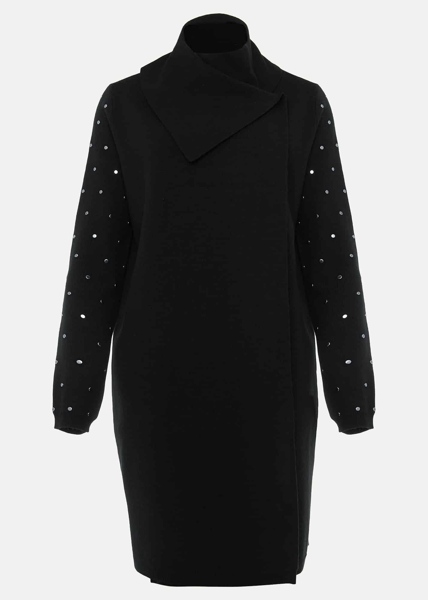 Paloma Stud Sleeve Knit Coat