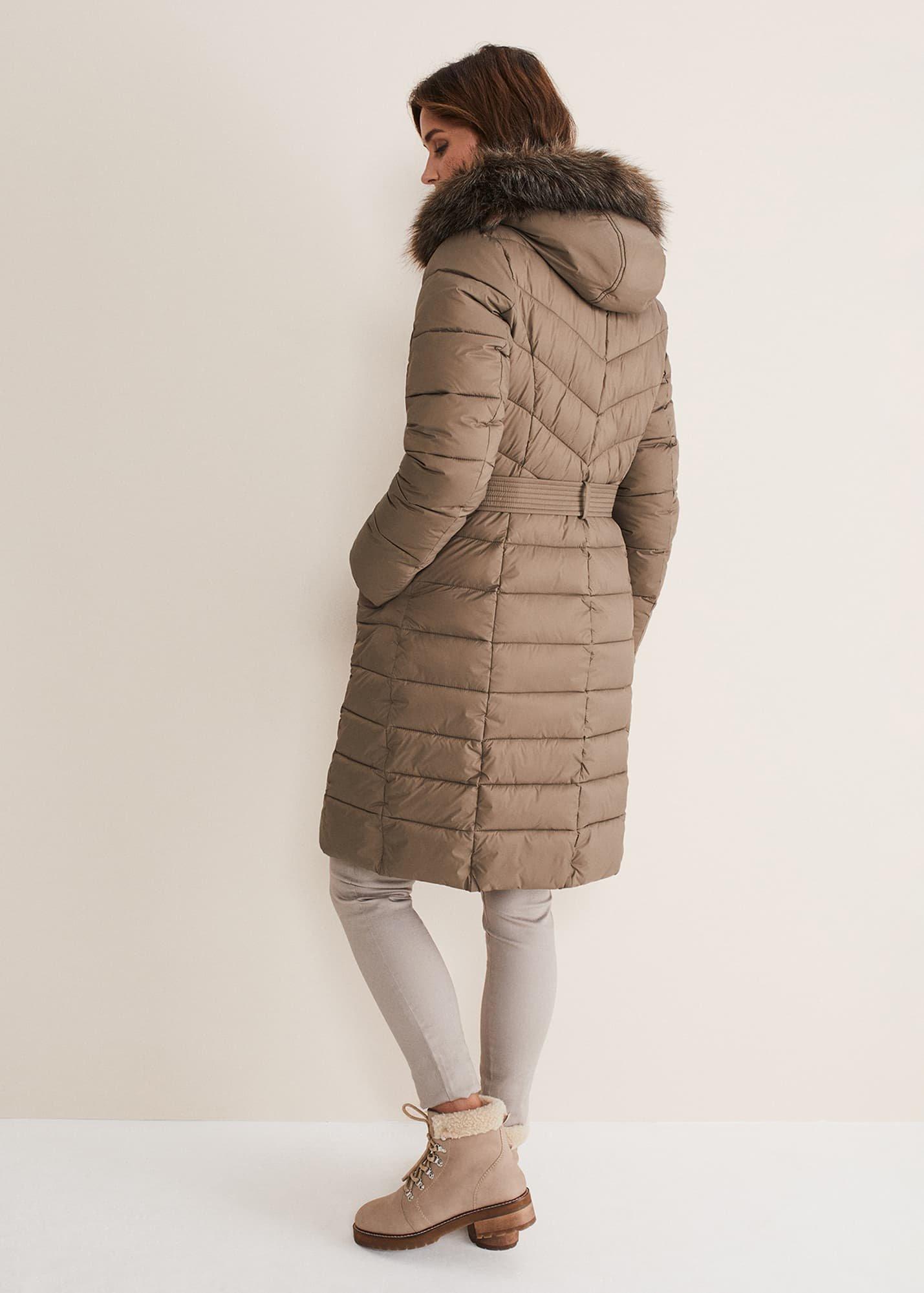 Synthia High Shine Midi Puffer