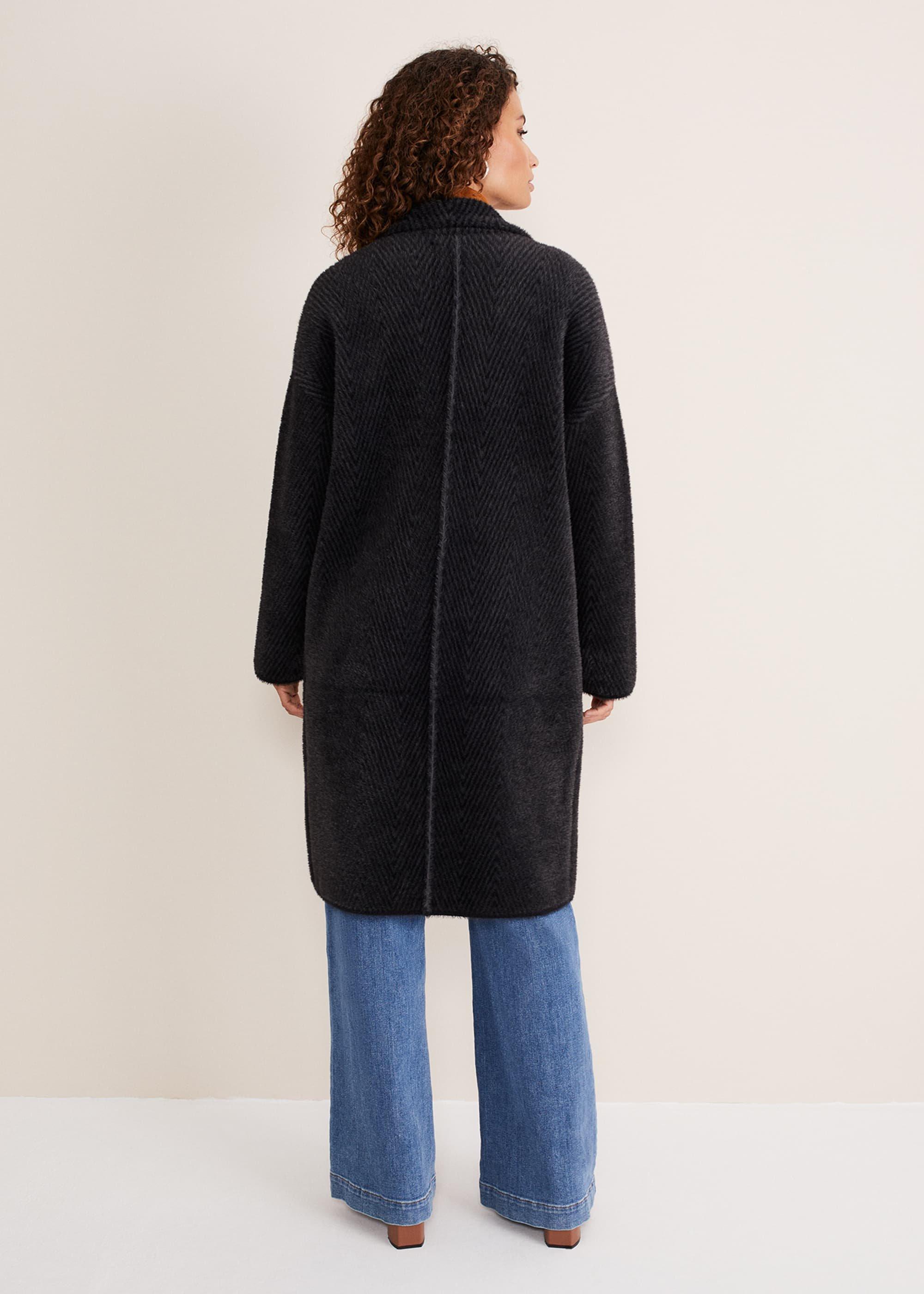 Floressa Fluffy Chevron Coat