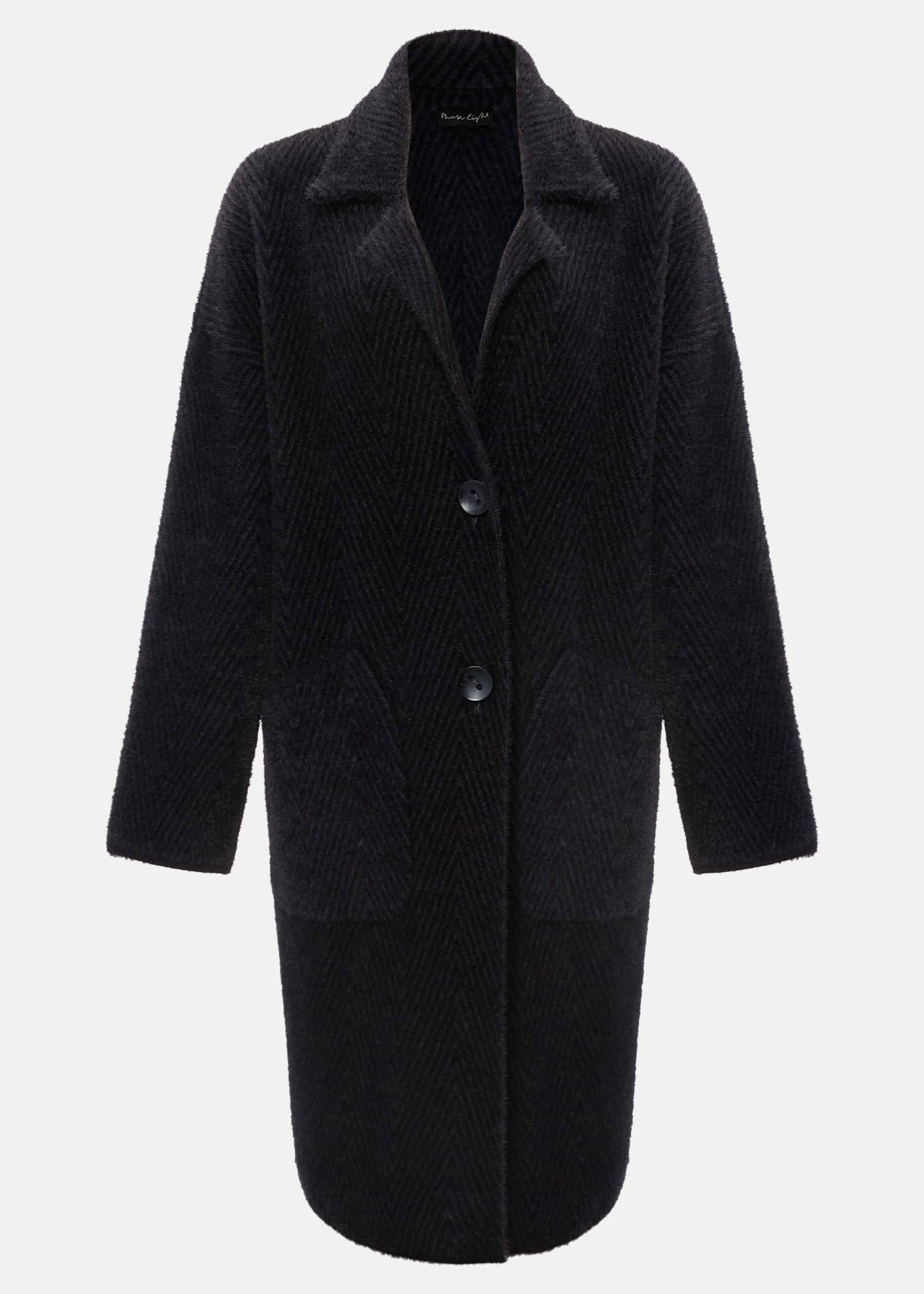 Floressa Fluffy Chevron Coat
